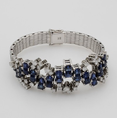 26717177a - Armband mit Saphiren und Brillanten