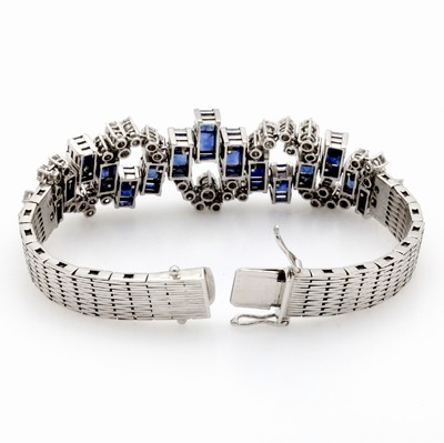 26717177b - Armband mit Saphiren und Brillanten