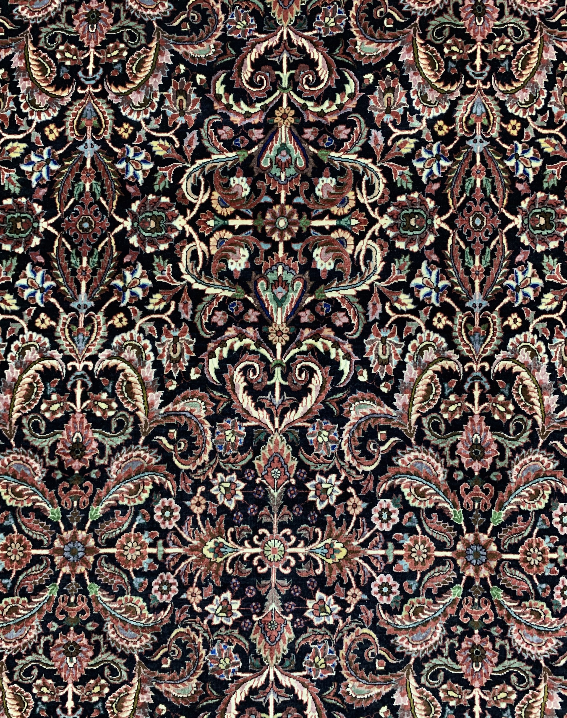 Detail c: Bidjar Kork fein, Persien, ca. 50 Jahre, Korkwolle auf Baumwolle, ca. 292 x 210 cm, EHZ: 1-2