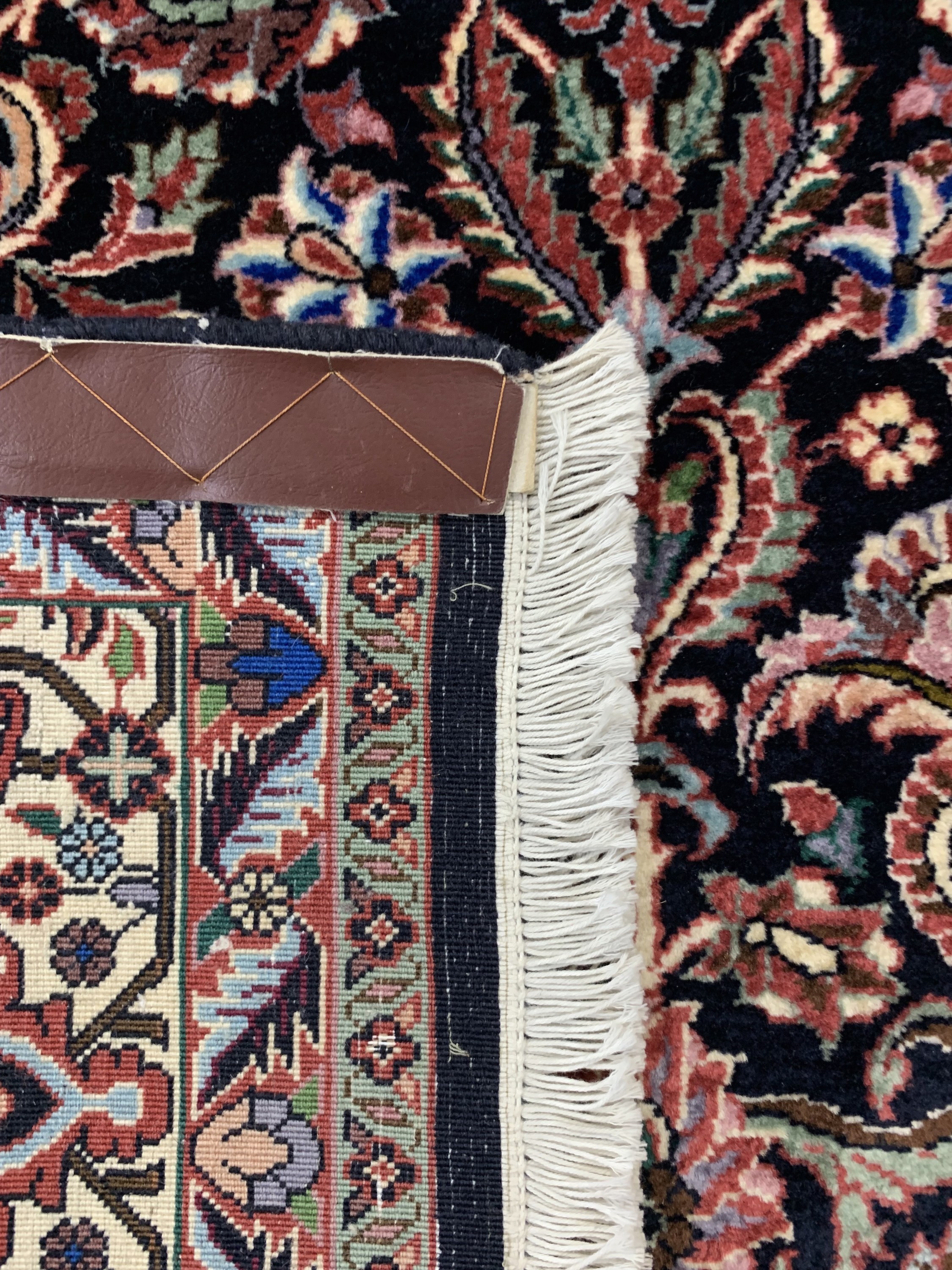 Detail e: Bidjar Kork fein, Persien, ca. 50 Jahre, Korkwolle auf Baumwolle, ca. 292 x 210 cm, EHZ: 1-2
