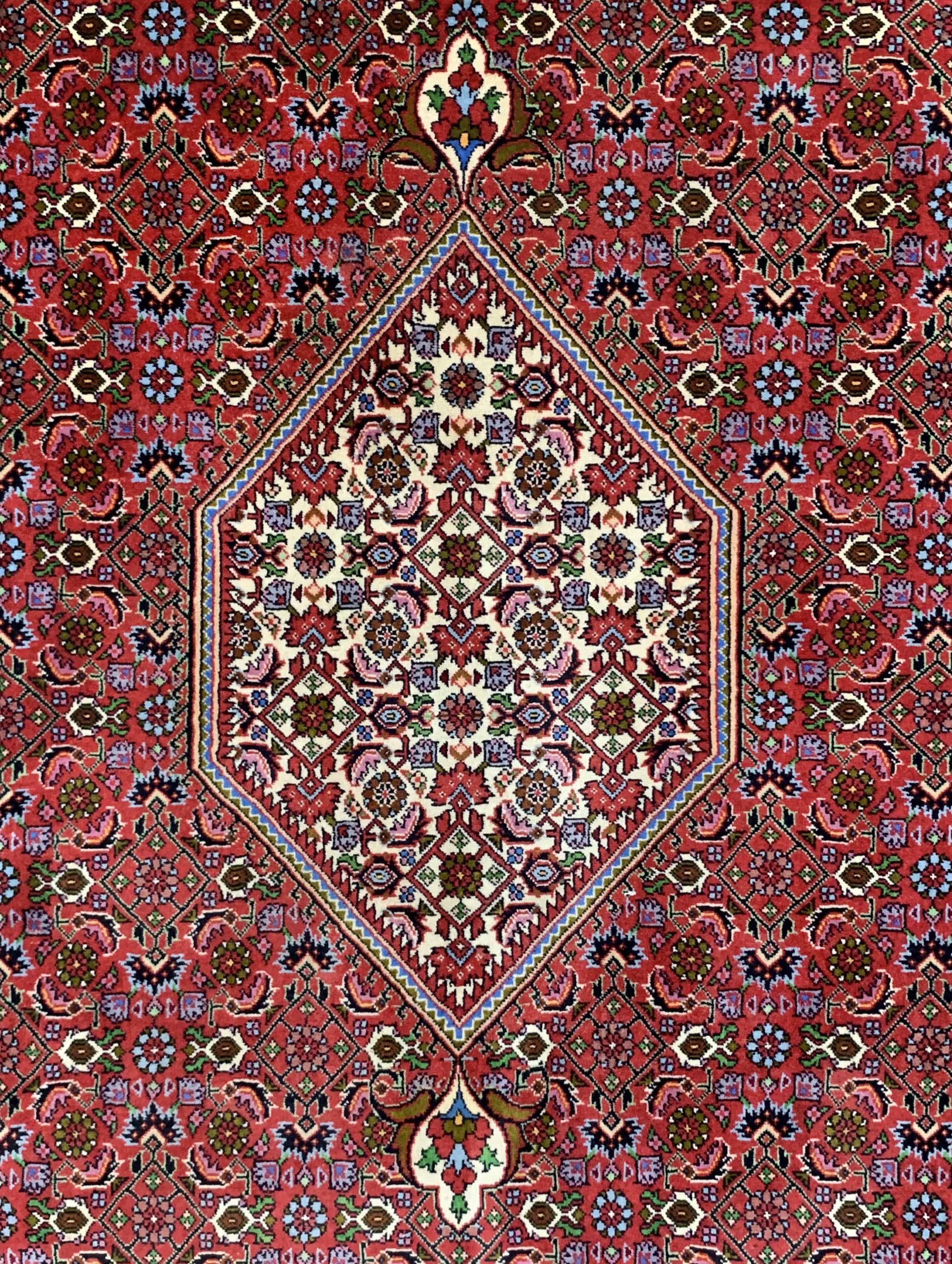 Detail c: Bidjar, Persien, ca. 50 Jahre, Wolle auf Baumwolle, ca. 298 x 196 cm, EHZ: 1-2