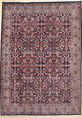 Image 26717217 - Bijar cork fine, Persia, approx. 50 years, corkwool on cotton, approx. 292 x 210 cm, condition: 1-2. Rugs, Carpets & Flatweaves