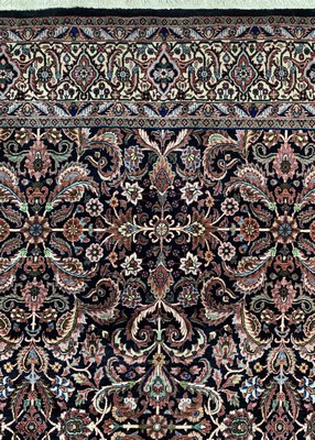26717217b - Bijar cork fine, Persia, approx. 50 years, corkwool on cotton, approx. 292 x 210 cm, condition: 1-2. Rugs, Carpets & Flatweaves