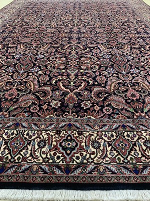 26717217d - Bijar cork fine, Persia, approx. 50 years, corkwool on cotton, approx. 292 x 210 cm, condition: 1-2. Rugs, Carpets & Flatweaves