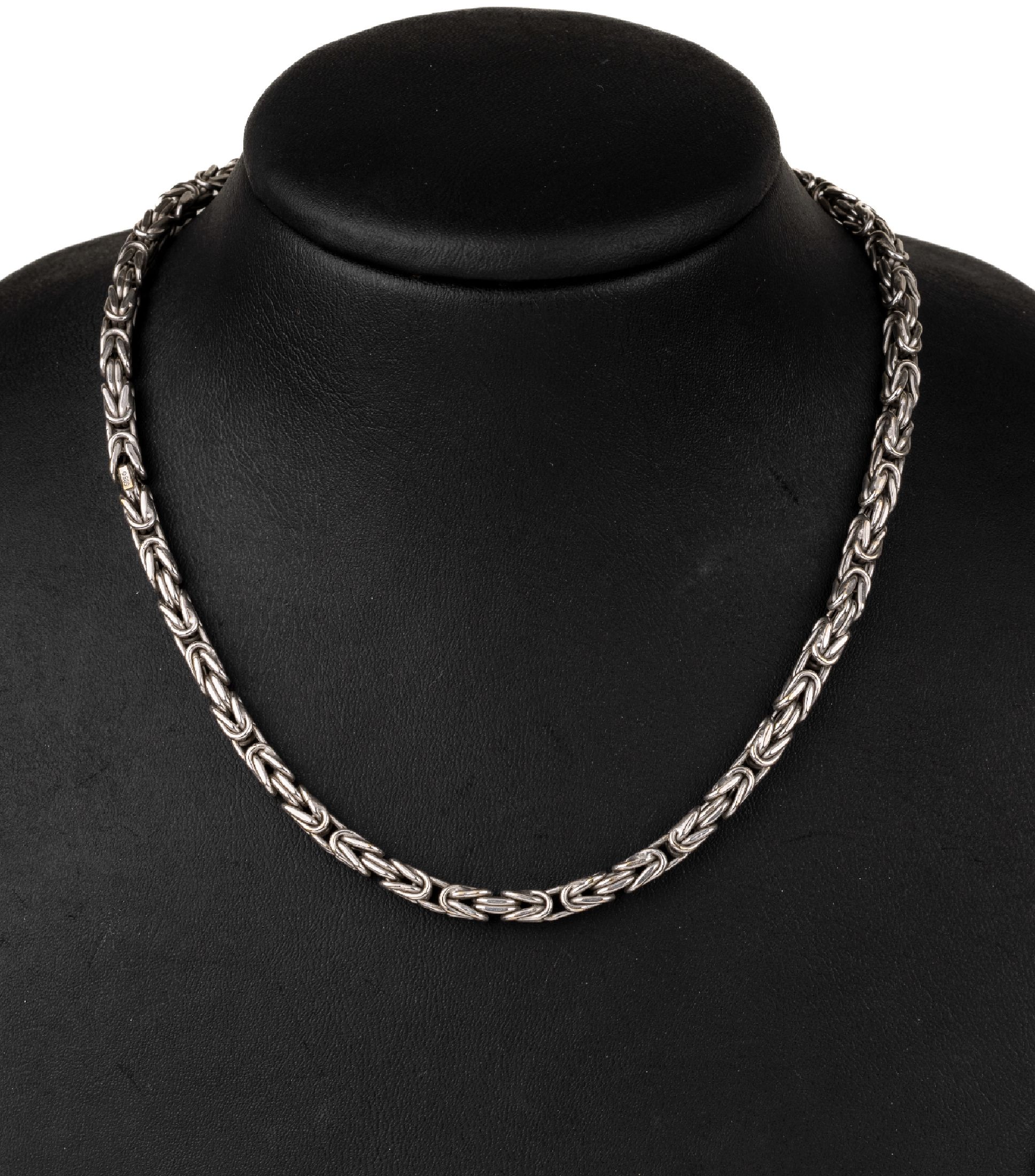 14 kt Gold Königskette, WG 585/000, L. ca. 90 cm, endlos, ca. 42.1 g