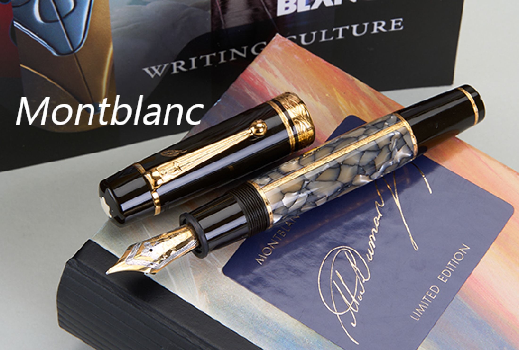 MONTBLANC Füllfederhalter Writer's Edition Alexandre Dumas, 1996, limitierte Edition hier 14273/20000, Hommage an den berühmten ...