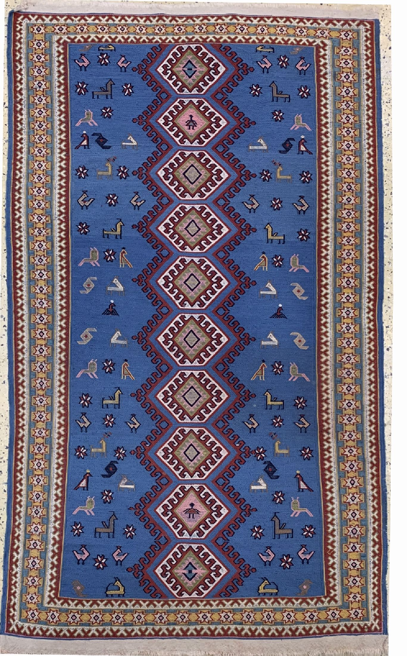 Sumakh, Türkei, ca. 50 Jahre, Wolle auf Wolle, ca. 190 x 114 cm, EHZ: 2