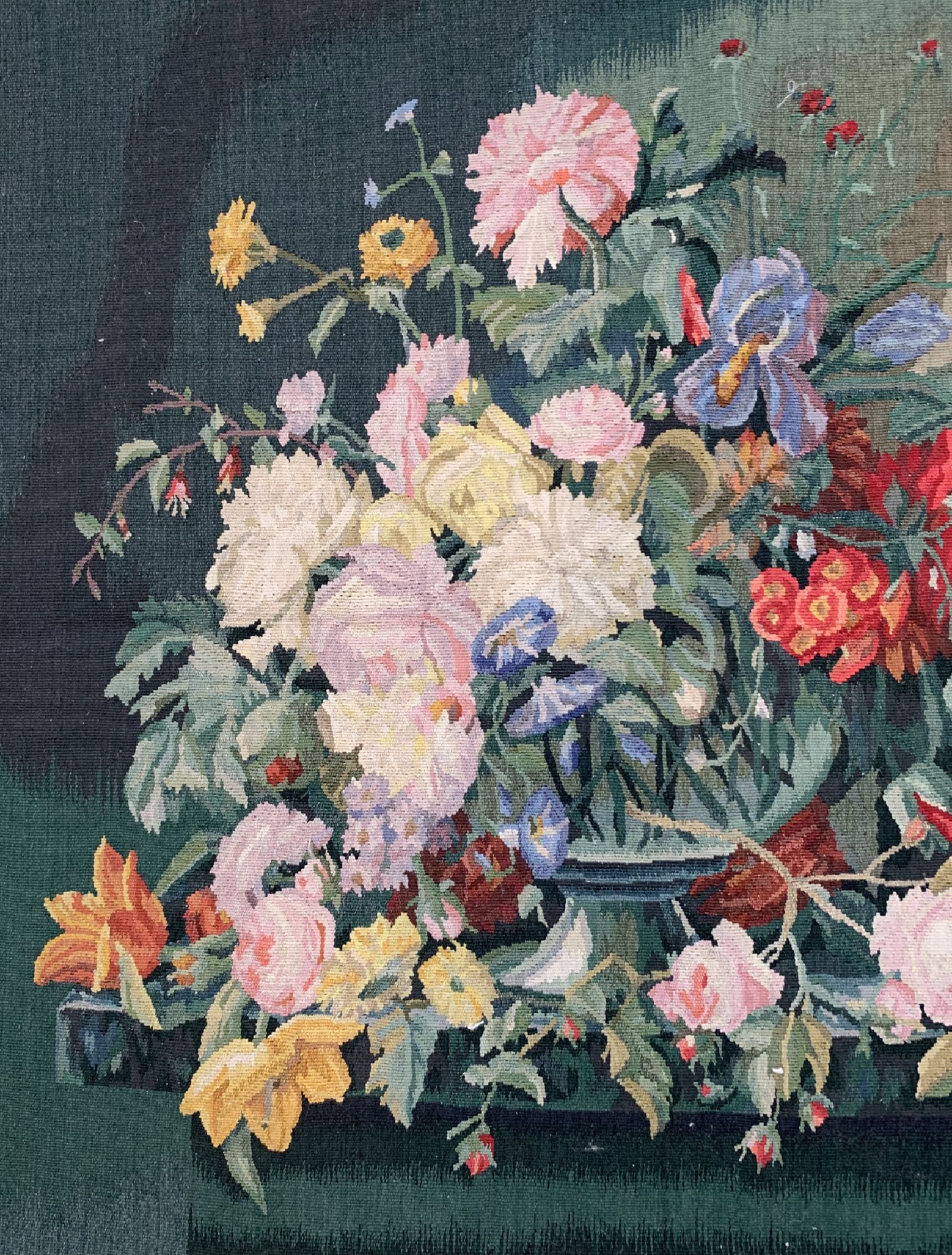 Detail a: Tapisserie, China, ca. 30 Jahre, Wolle auf Baumwolle, ca. 89 x 73 cm, EHZ: 1