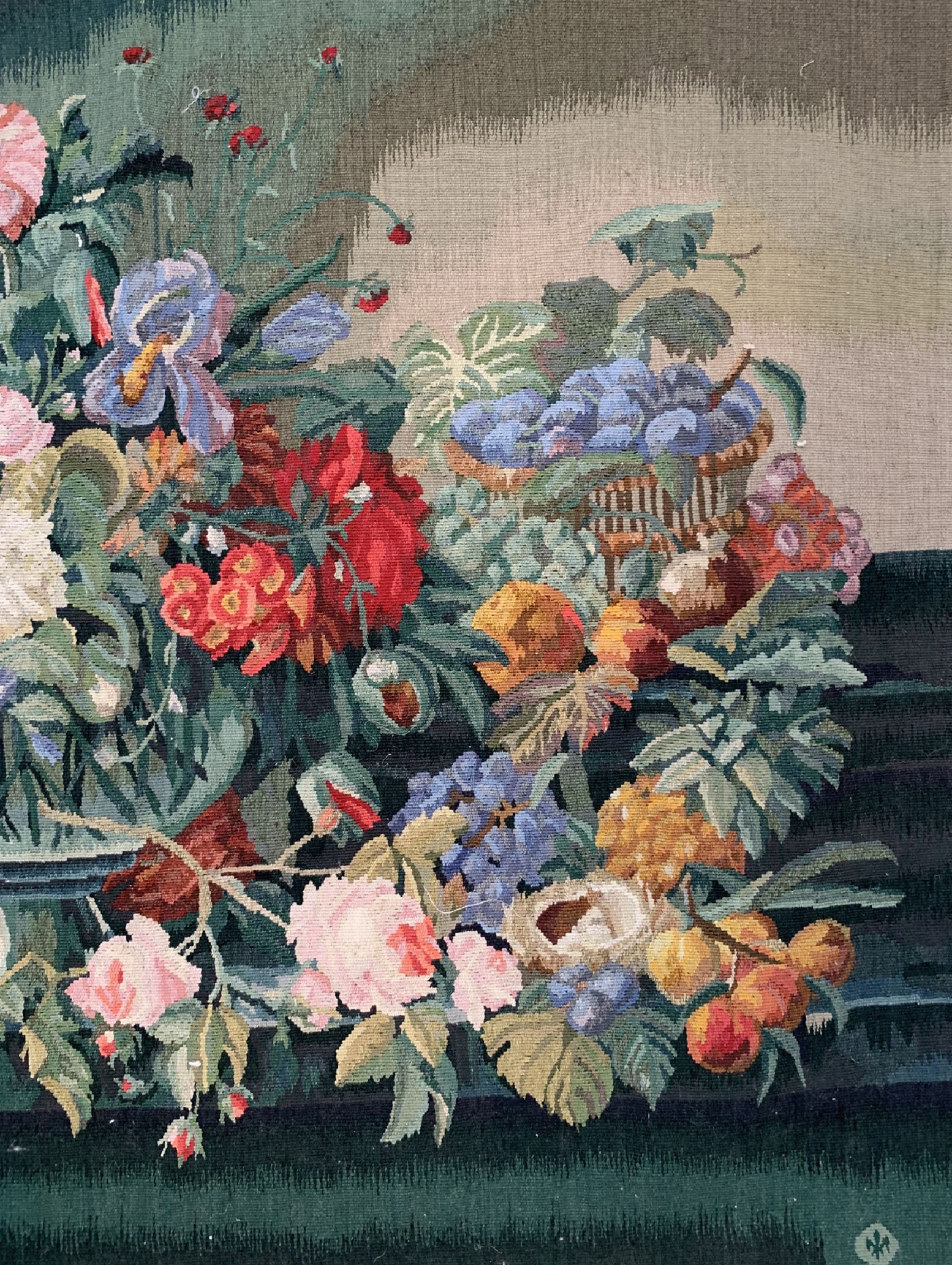 Detail b: Tapisserie, China, ca. 30 Jahre, Wolle auf Baumwolle, ca. 89 x 73 cm, EHZ: 1