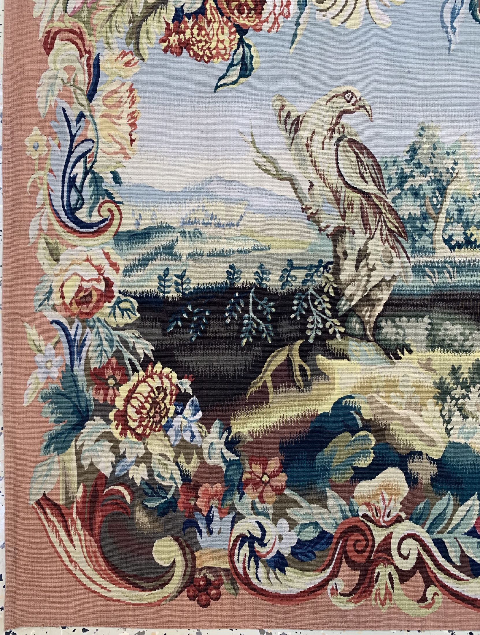 Detail b: Tapisserie, China, ca. 30 Jahre, Wolle auf Baumwolle, ca. 94 x 93 cm, EHZ: 1