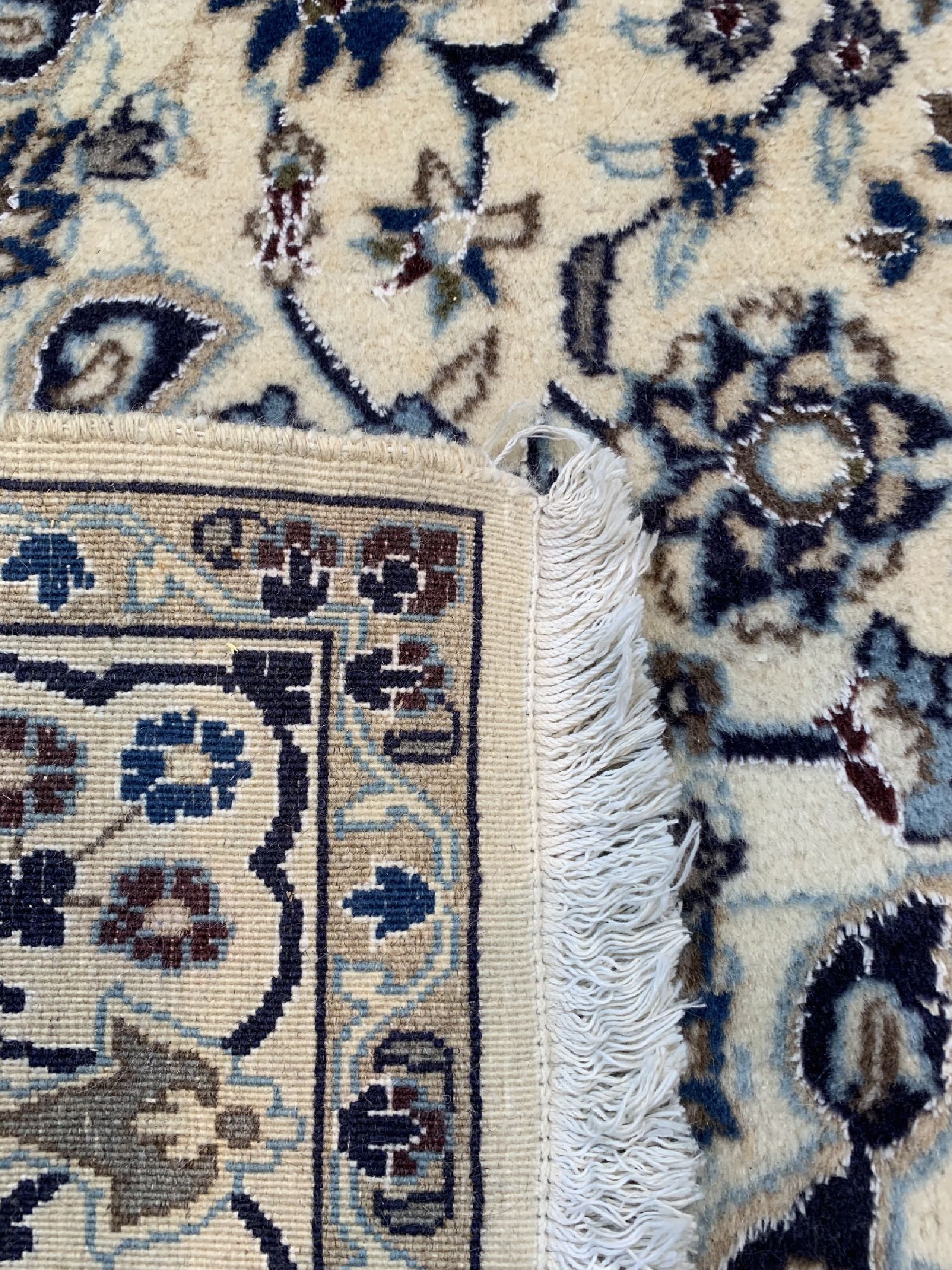 Detail d: Nain, Persien, ca. 40 Jahre, Wolle auf Baumwolle, ca. 200 x 122 cm, EHZ: 2