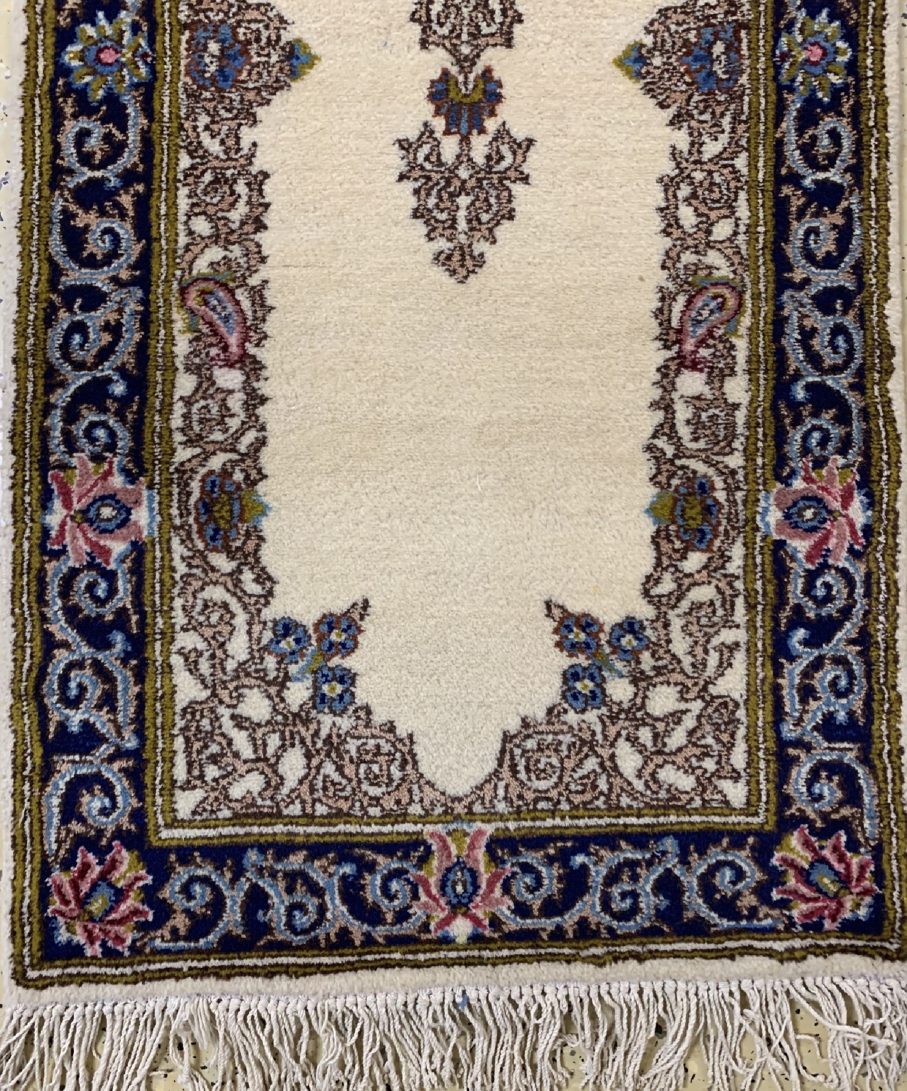 Detail a: Kerman"Galerie", Persien, um 1960, Wolle auf Baumwolle, ca. 560 x 55 cm, EHZ: 1-2