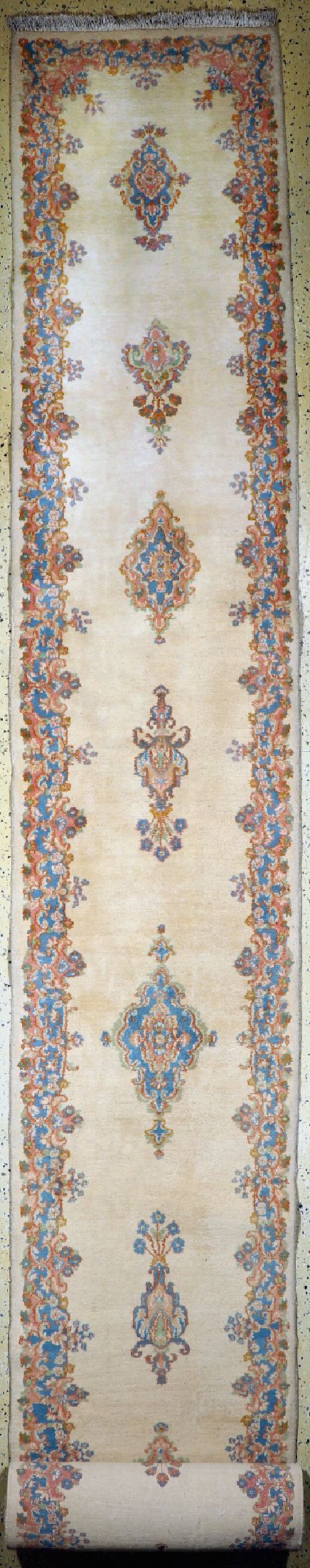 Kerman"Galerie", Persien, um 1960, Wolle auf Baumwolle, ca. 610 x 82 cm, EHZ: 1-2