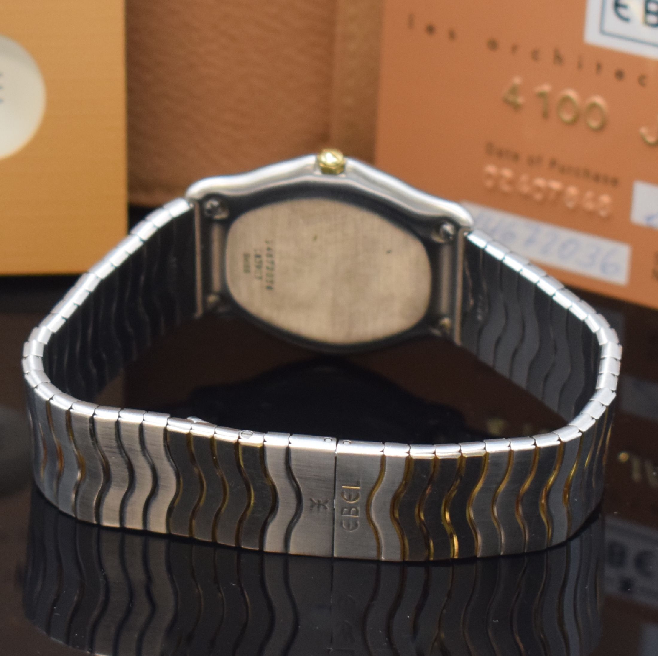 Detail b: EBEL Armbanduhr Sport Classic Referenz 183903, quarz, Edelstahl/Gold kombiniert inkl. Wellengliederband m. dopp. Faltschl., Lünette gegen Geh. ...