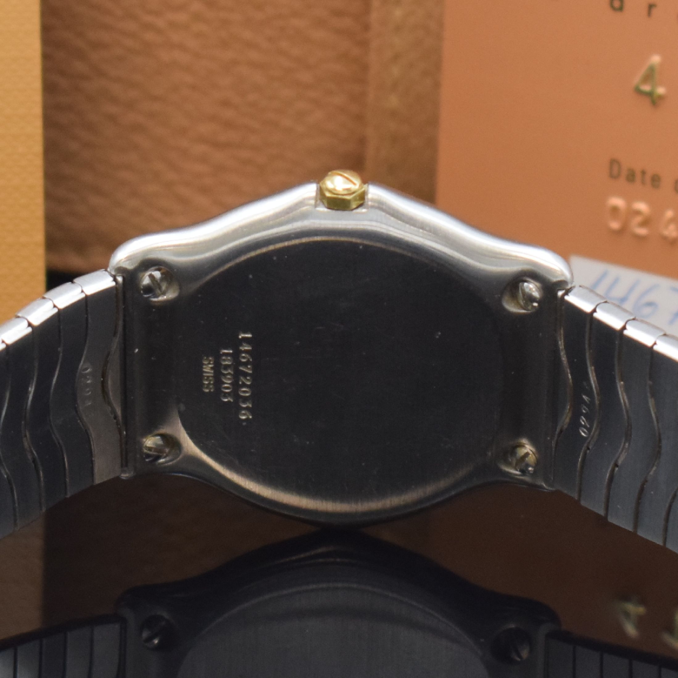 Detail c: EBEL Armbanduhr Sport Classic Referenz 183903, quarz, Edelstahl/Gold kombiniert inkl. Wellengliederband m. dopp. Faltschl., Lünette gegen Geh. ...