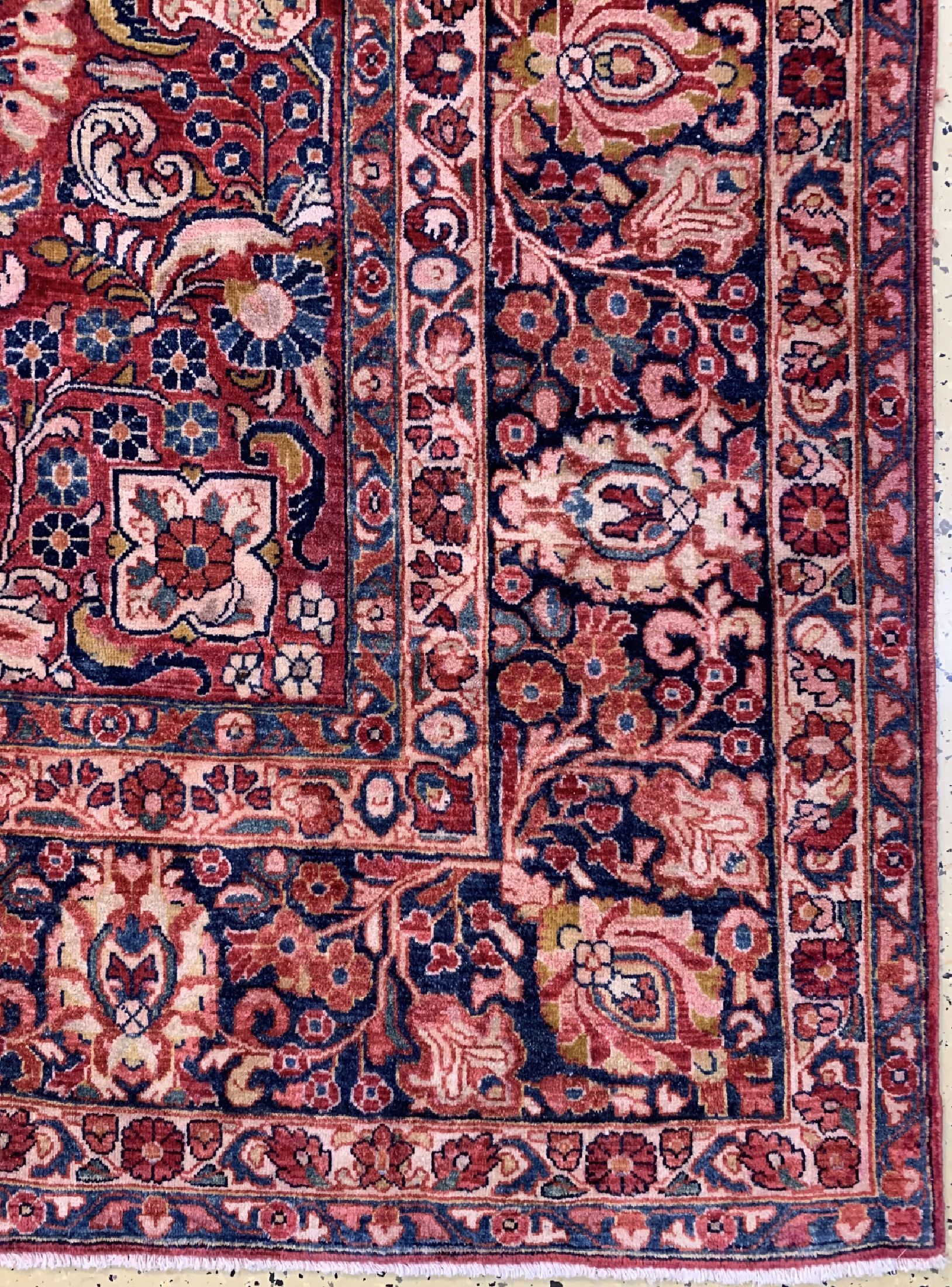 Detail a: Us Re-Import Sarogh, Persien, um 1920, Wolle auf Baumwolle, ca. 350 x 280 cm, EHZ: 2-3
