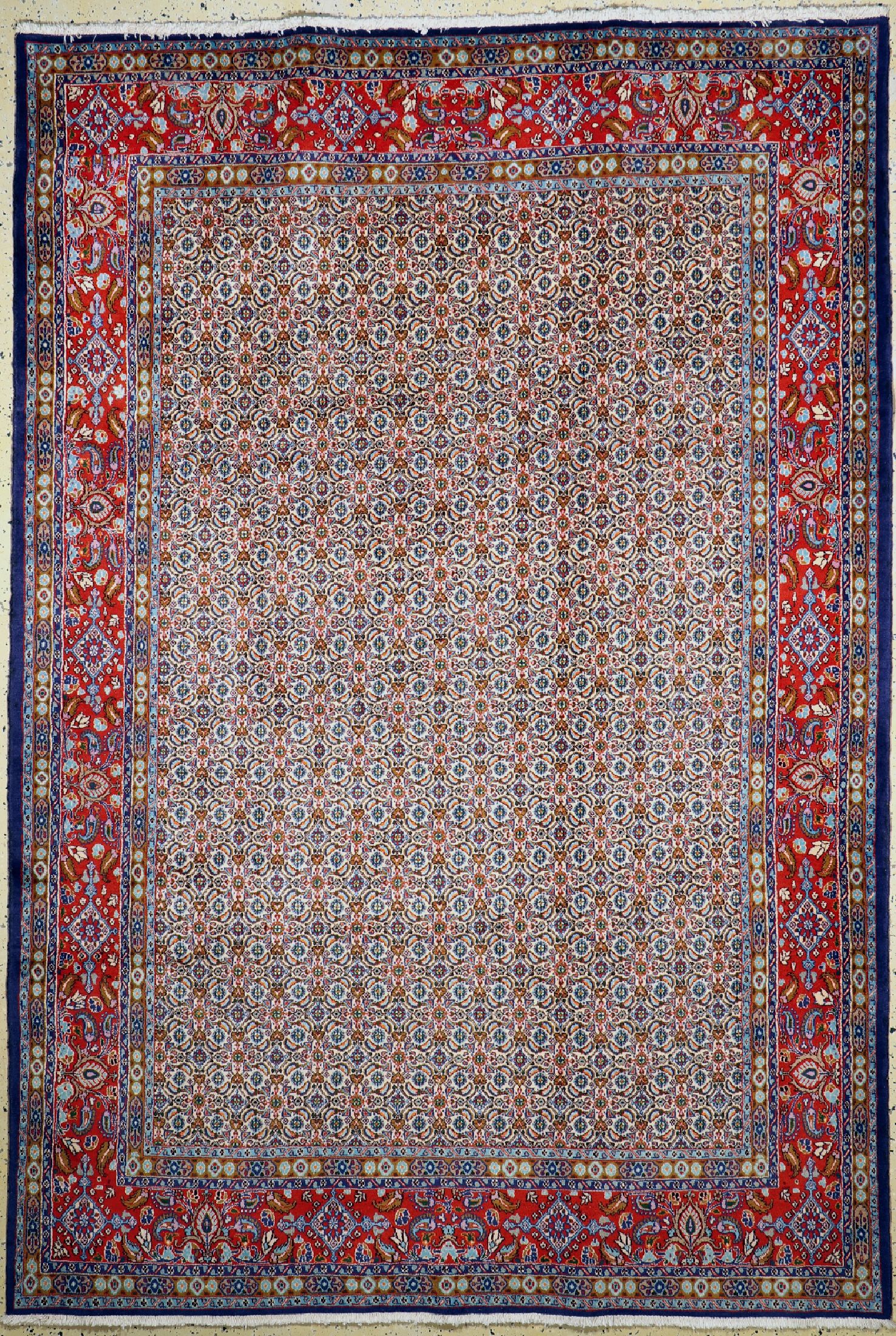 Mud, Persien, ca. 40 Jahre, Wolle auf Baumwolle, ca. 295 x 201 cm, EHZ: 1-2