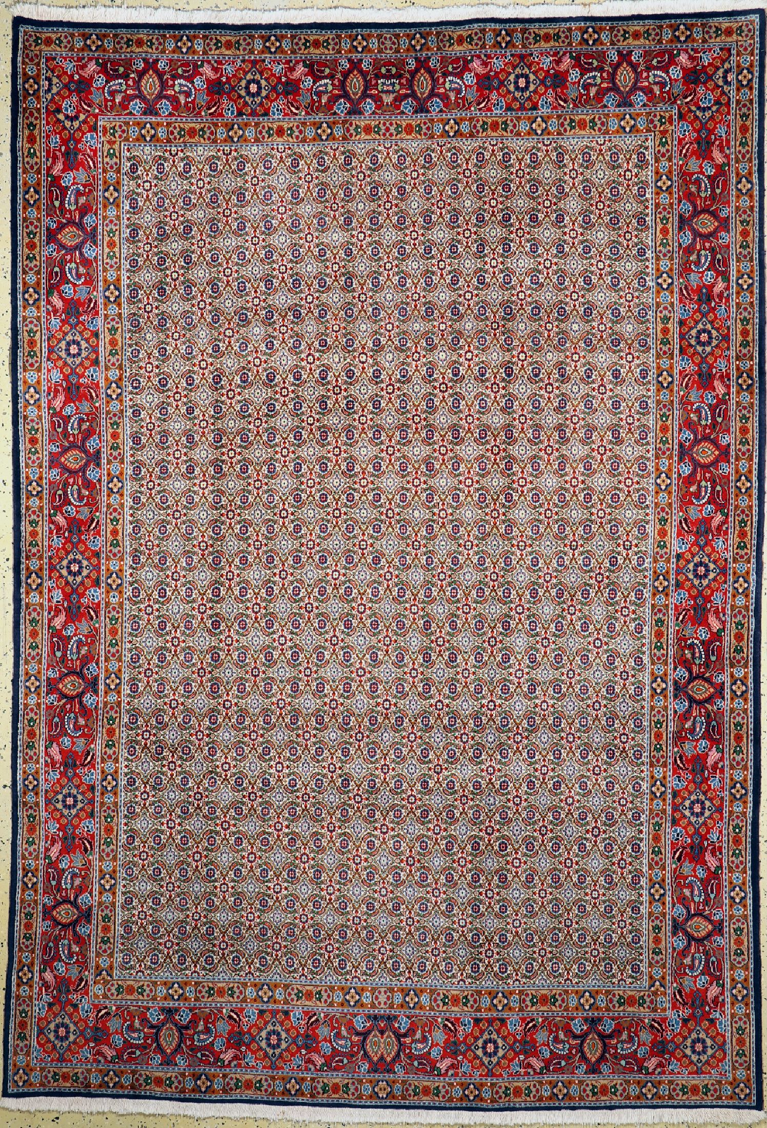 Mud, Persien, ca. 40 Jahre, Wolle auf Baumwolle, ca. 290 x 195 cm, EHZ: 1-2