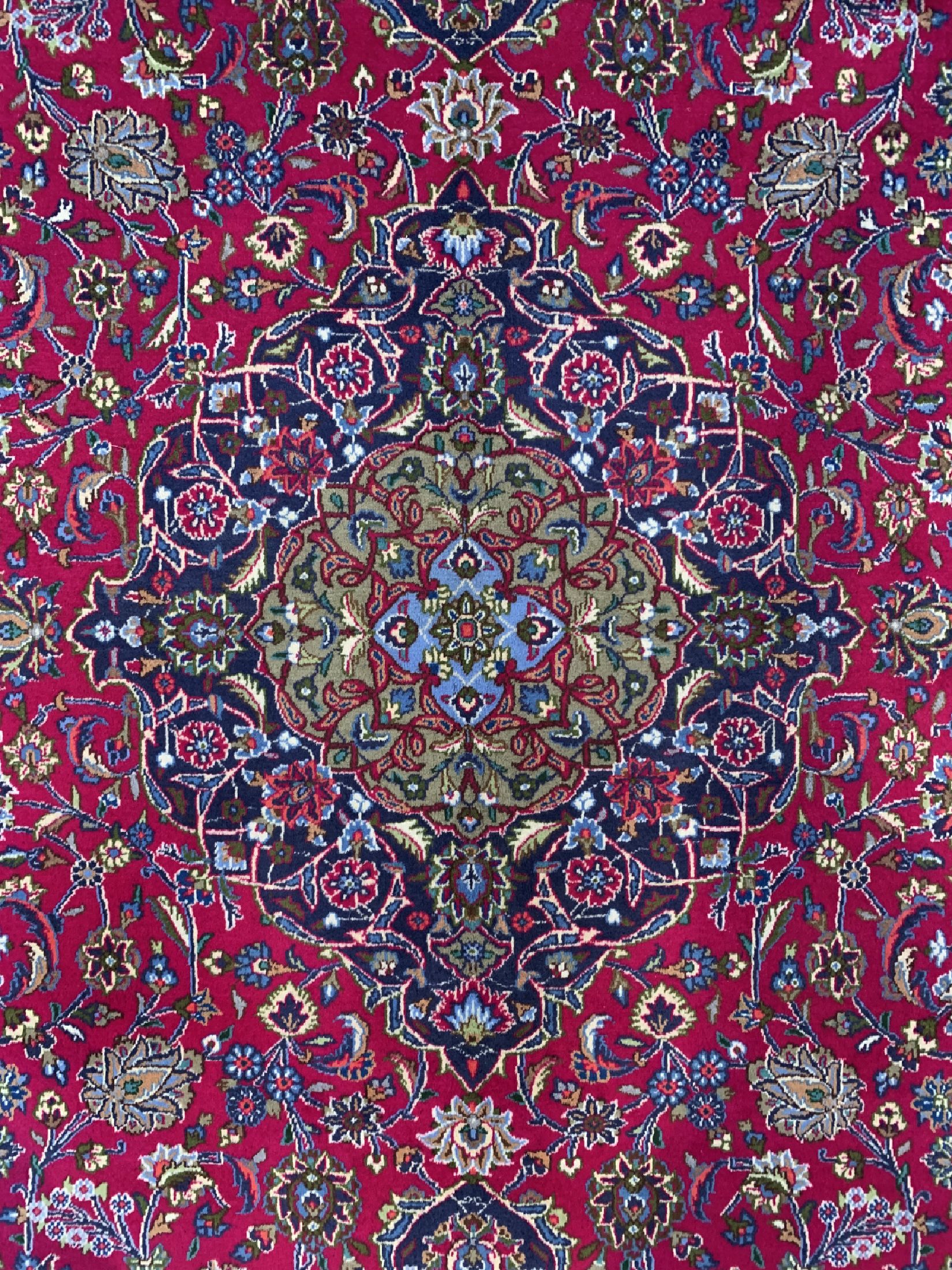 Detail c: Kaschmar, Persien, ca. 40 Jahre, Wolle auf Baumwolle, ca. 390 x 295 cm, EHZ: 1-2