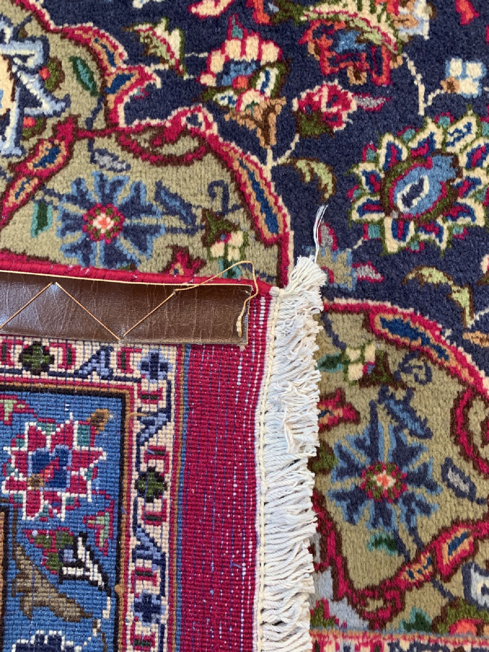 Detail e: Kaschmar, Persien, ca. 40 Jahre, Wolle auf Baumwolle, ca. 390 x 295 cm, EHZ: 1-2