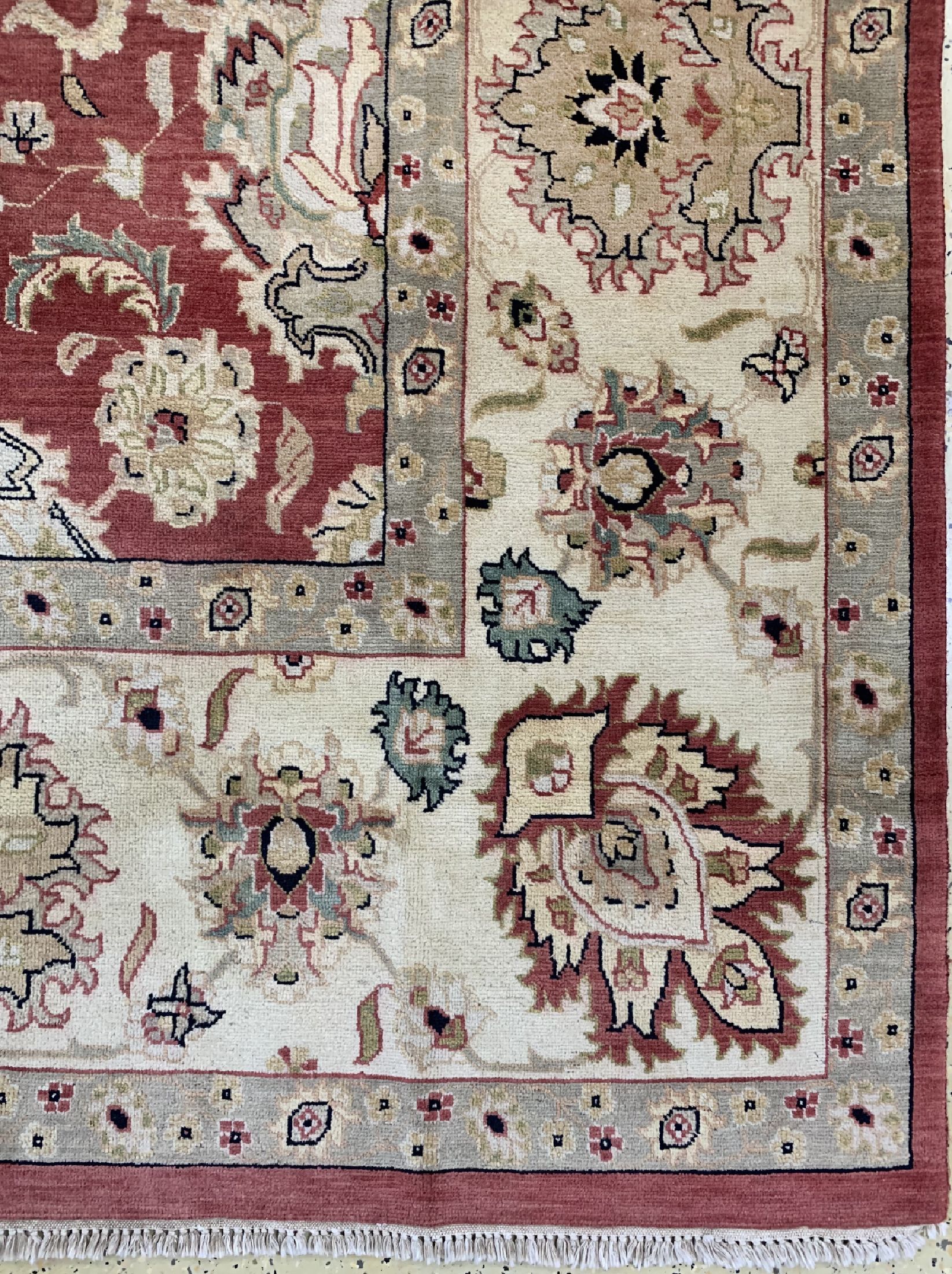 Detail a: Choubi, Pakistan, ca. 30 Jahre, Wolle auf Baumwolle, ca. 390 x 277 cm, EHZ: 3