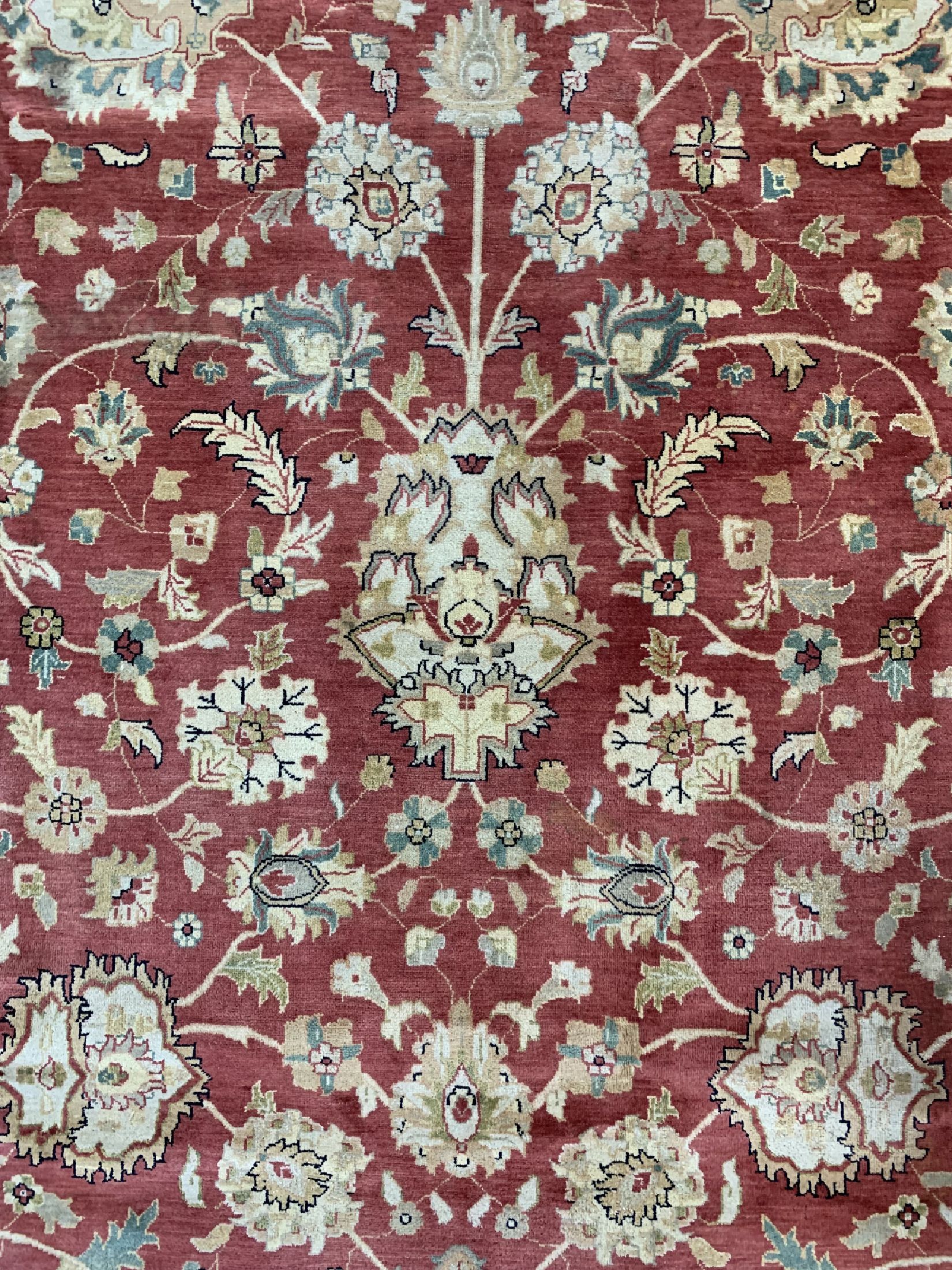Detail b: Choubi, Pakistan, ca. 30 Jahre, Wolle auf Baumwolle, ca. 390 x 277 cm, EHZ: 3