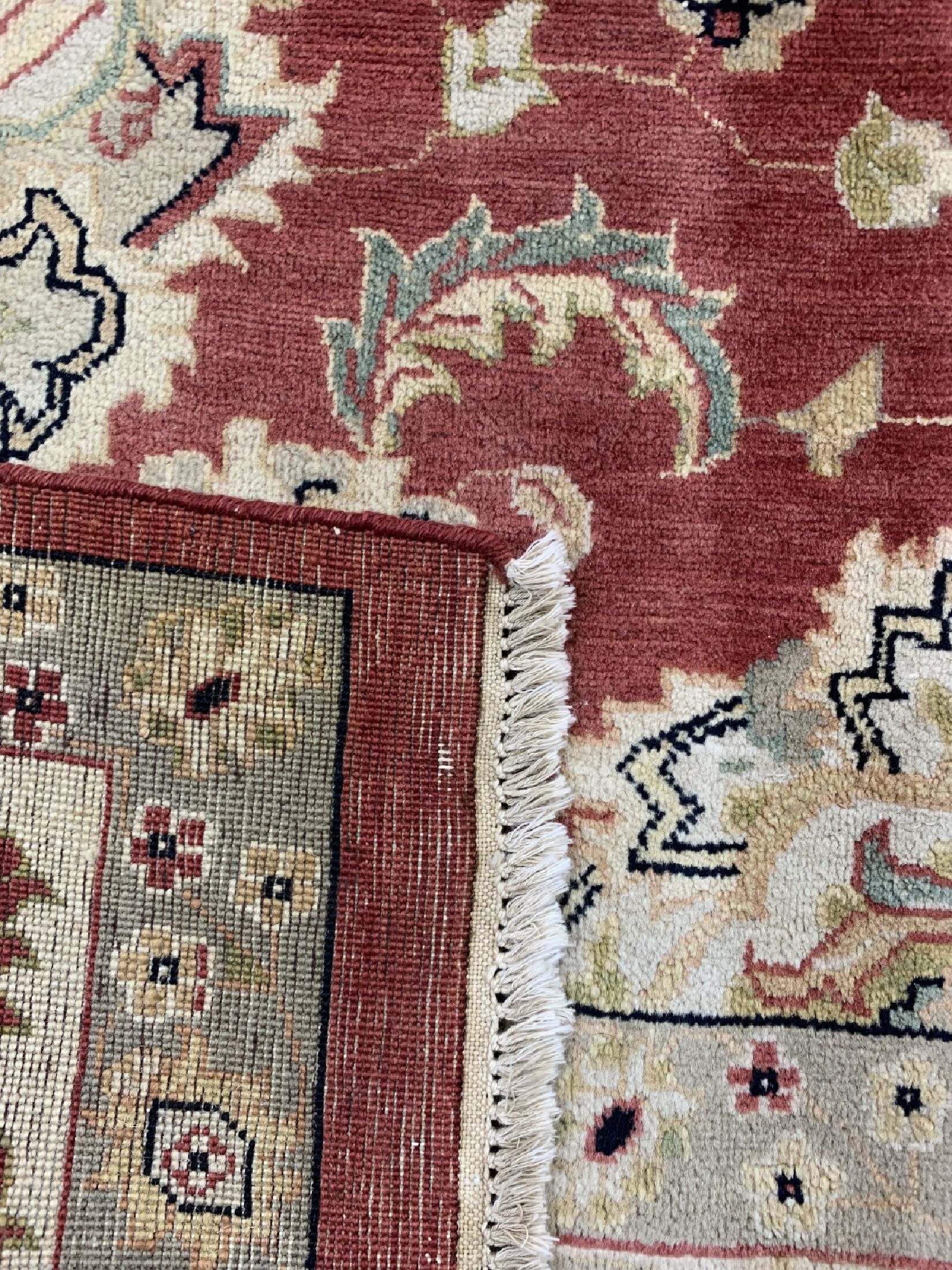Detail d: Choubi, Pakistan, ca. 30 Jahre, Wolle auf Baumwolle, ca. 390 x 277 cm, EHZ: 3