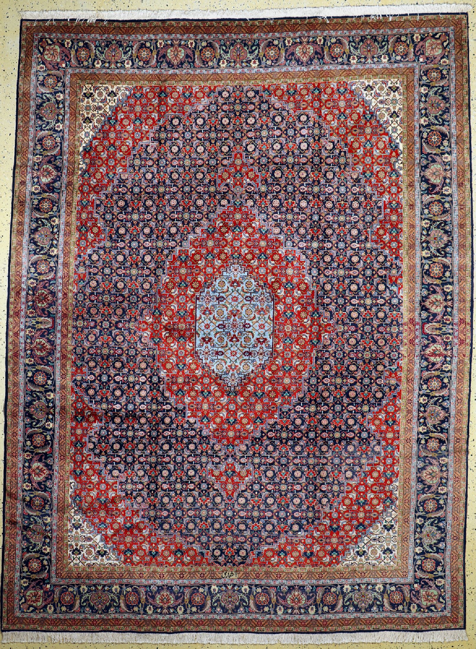 Täbriz (40 Raj), Persien, um 1950, Wolle auf Baumwolle, ca. 333 x 252 cm, EHZ: 1-2