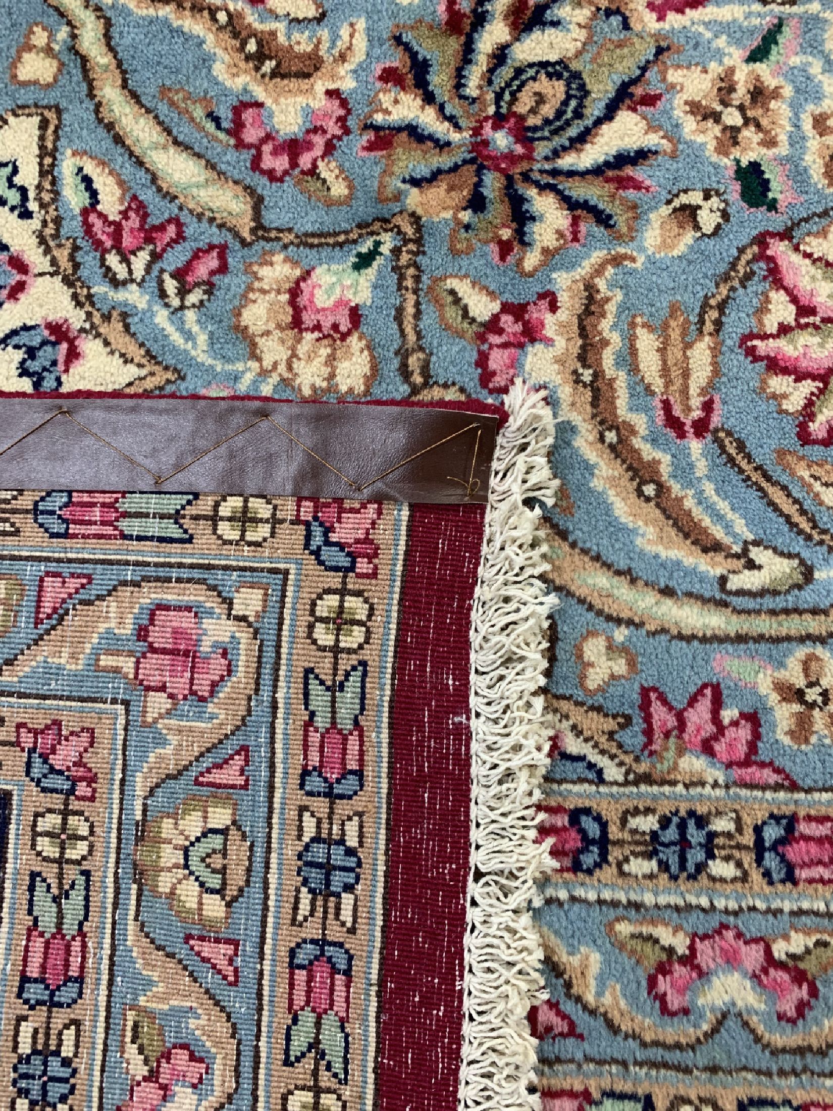Detail f: Kerman, Persien, ca. 50 Jahre, Wolle auf Baumwolle, ca. 390 x 300 cm, EHZ: 1-2