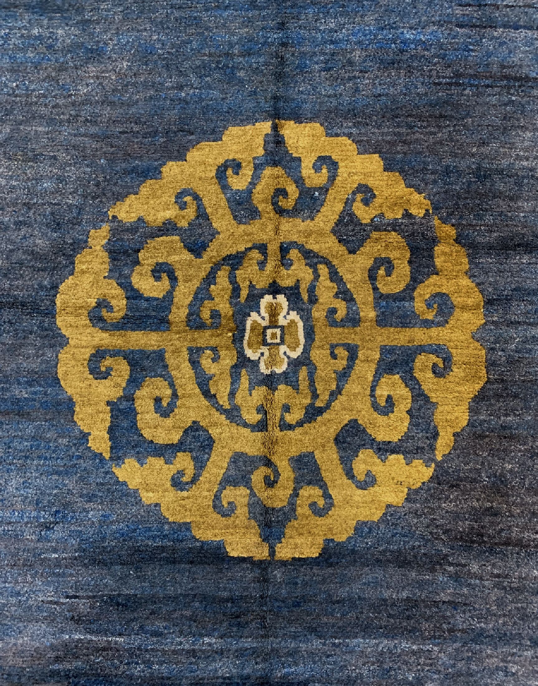 Detail b: Tibet alt, Nepal, um 1940, Wolle auf Baumwolle, ca. 295 x 205 cm, EHZ: 3
