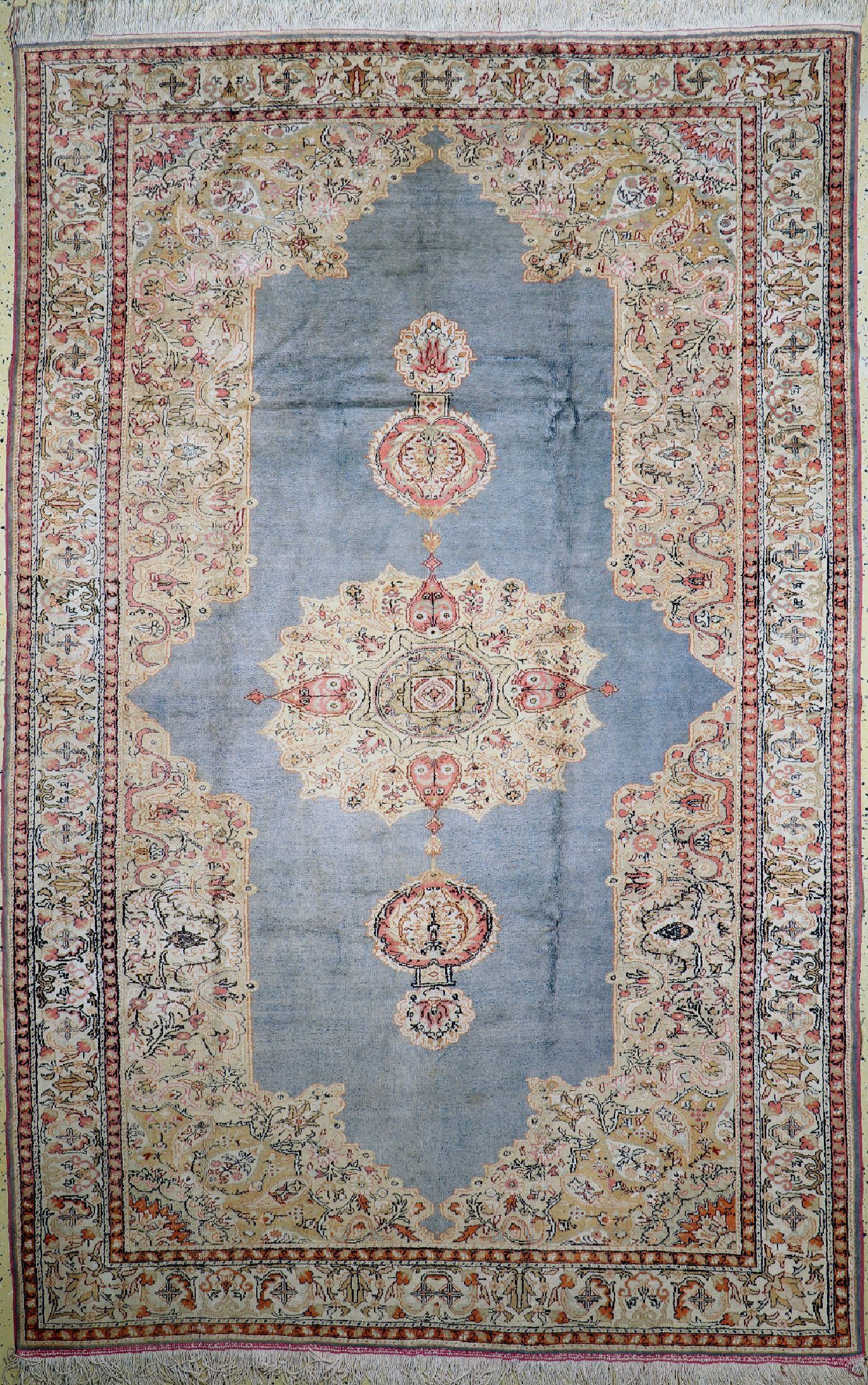Kayseri Flosch, Türkei, um 1960, merzerisierte Baumwolle, ca. 305 x 197 cm, EHZ: 2