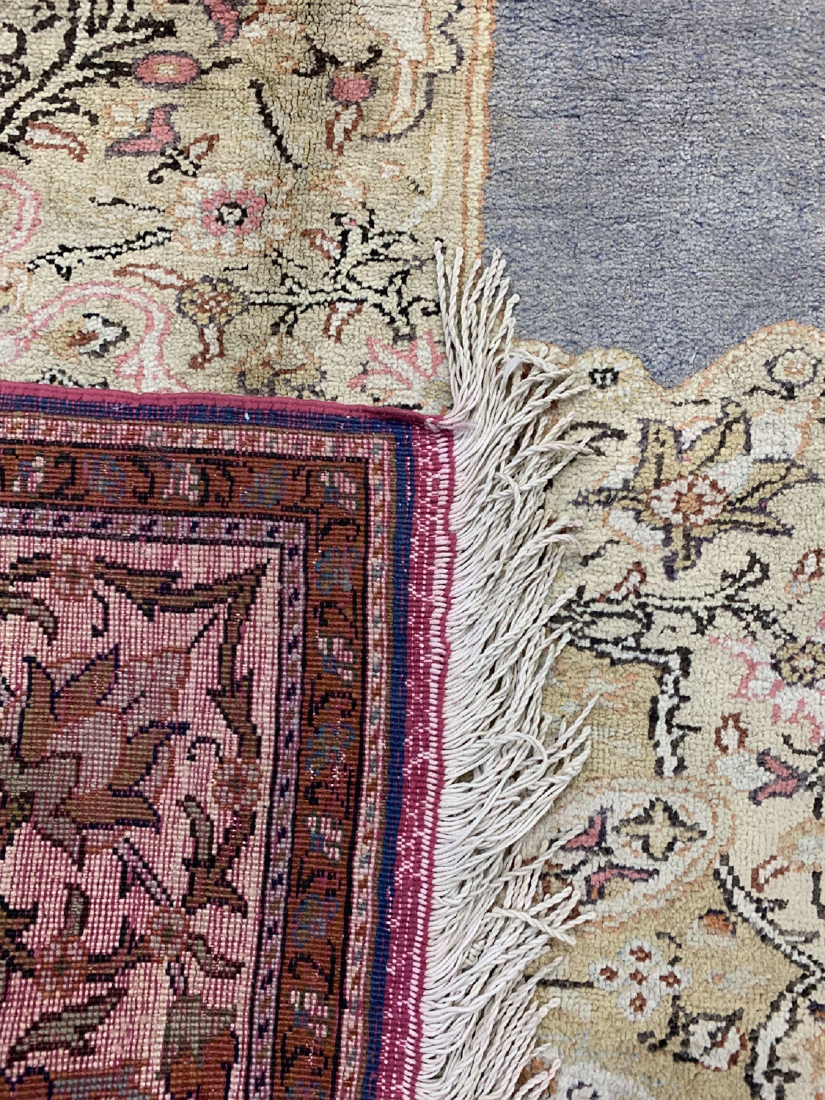 Detail d: Kayseri Flosch, Türkei, um 1960, merzerisierte Baumwolle, ca. 305 x 197 cm, EHZ: 2