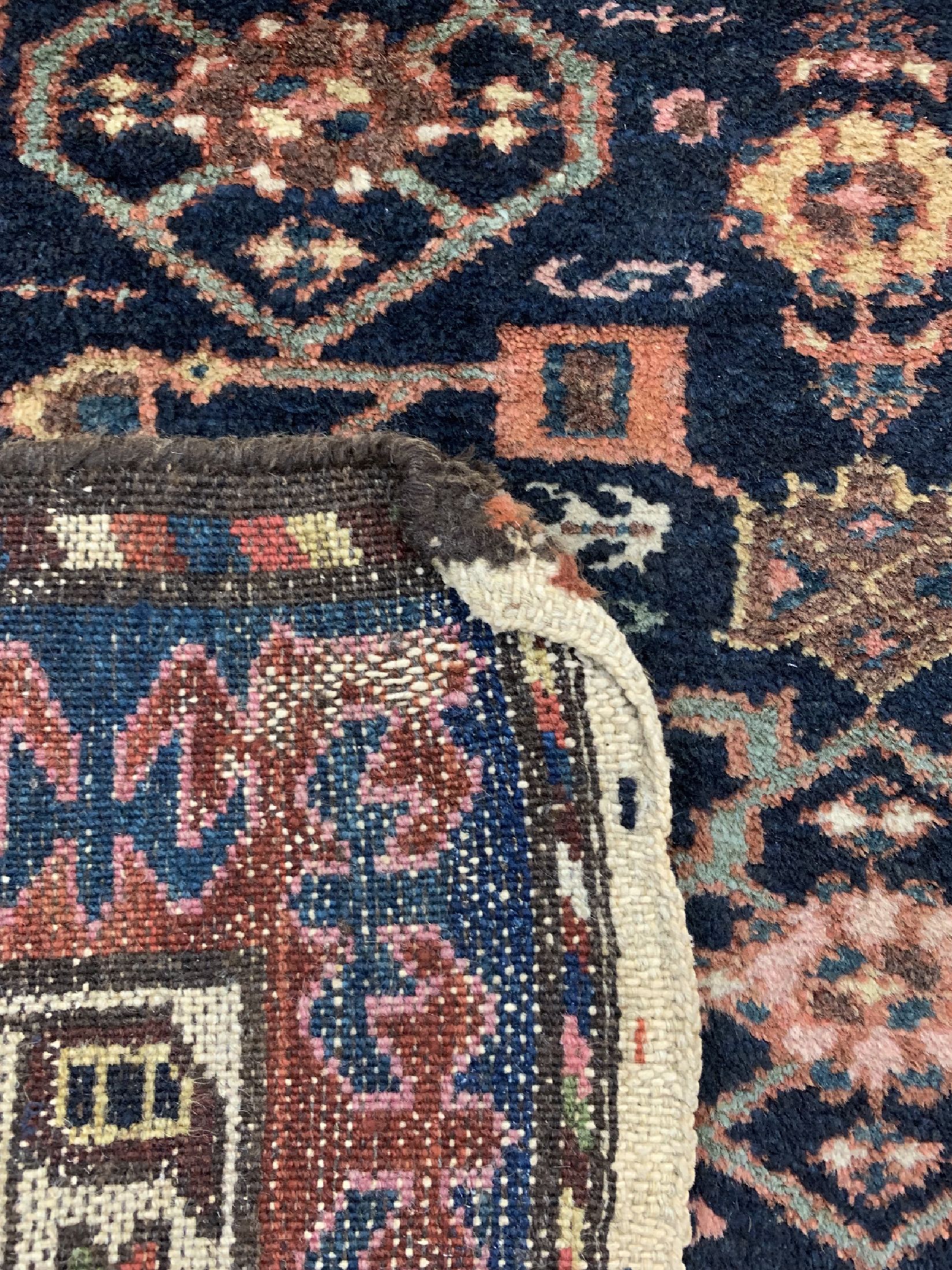 Detail d: Hamadan alt, Persien, um 1940, Wolle auf Baumwolle, ca. 220 x 117 cm, EHZ: 2