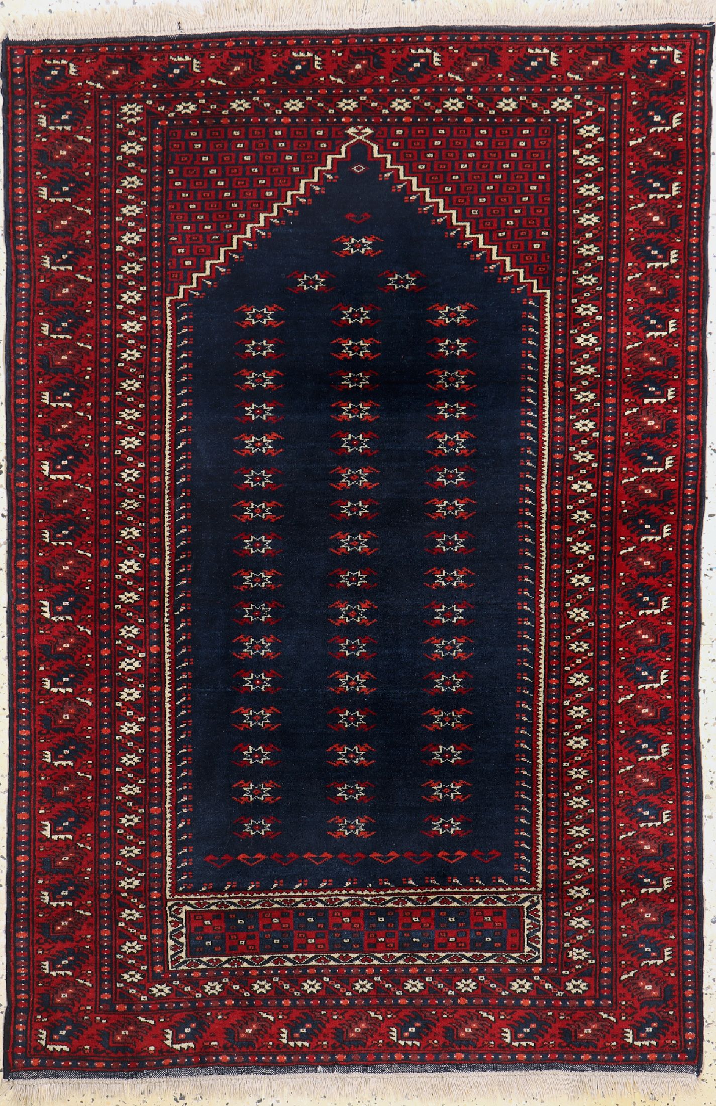 Yaghchibedir fein, Türkei, ca. 50 Jahre, Wolle auf Wolle, ca. 173 x 117 cm, EHZ: 1-2