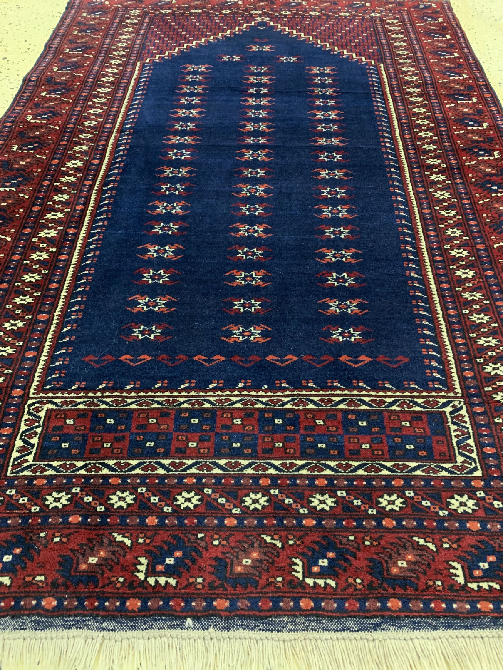 Detail c: Yaghchibedir fein, Türkei, ca. 50 Jahre, Wolle auf Wolle, ca. 173 x 117 cm, EHZ: 1-2