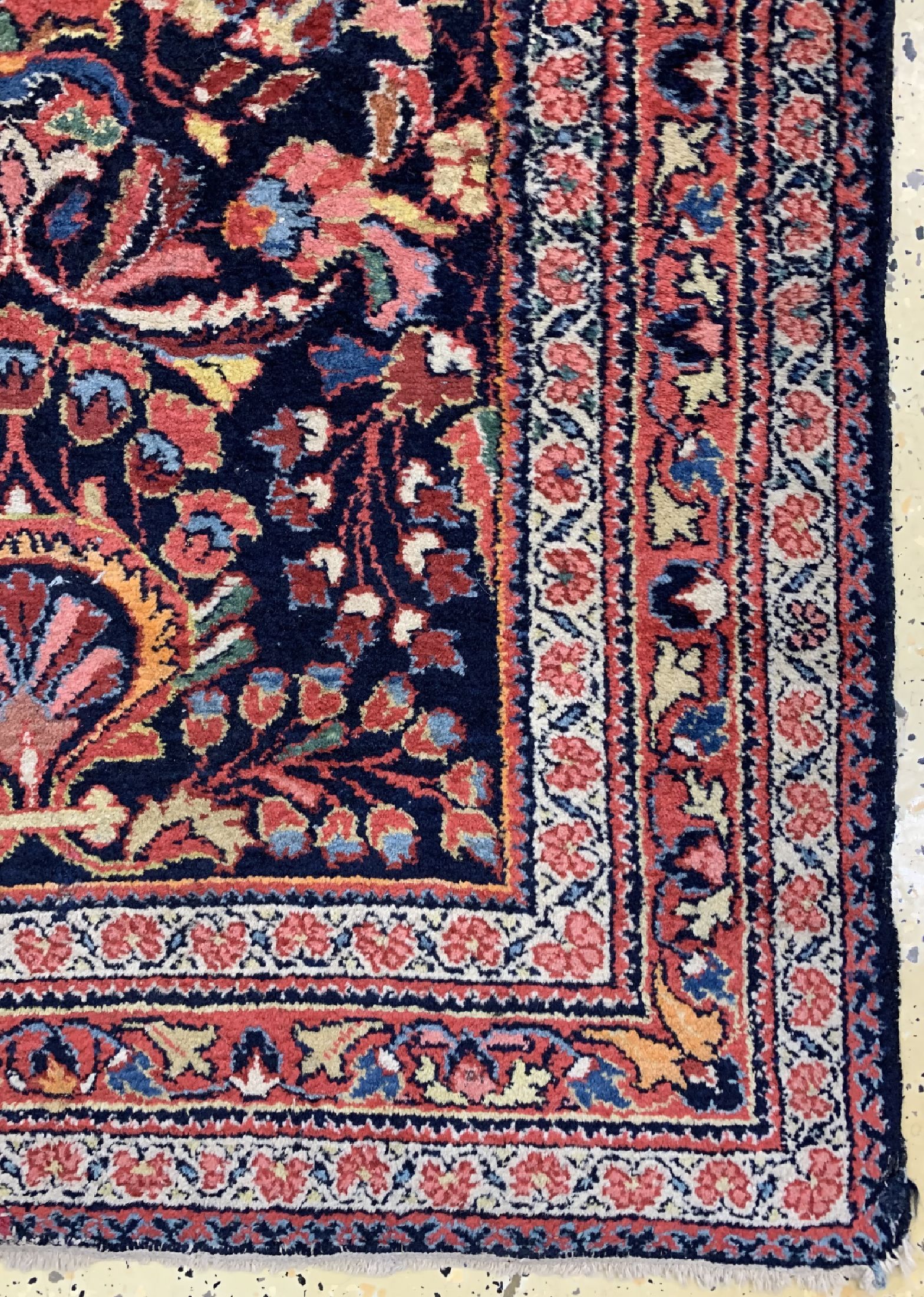 Detail a: Lilian alt, Persien, um 1950, Wolle auf Baumwolle, ca. 190 x 88 cm, EHZ: 2