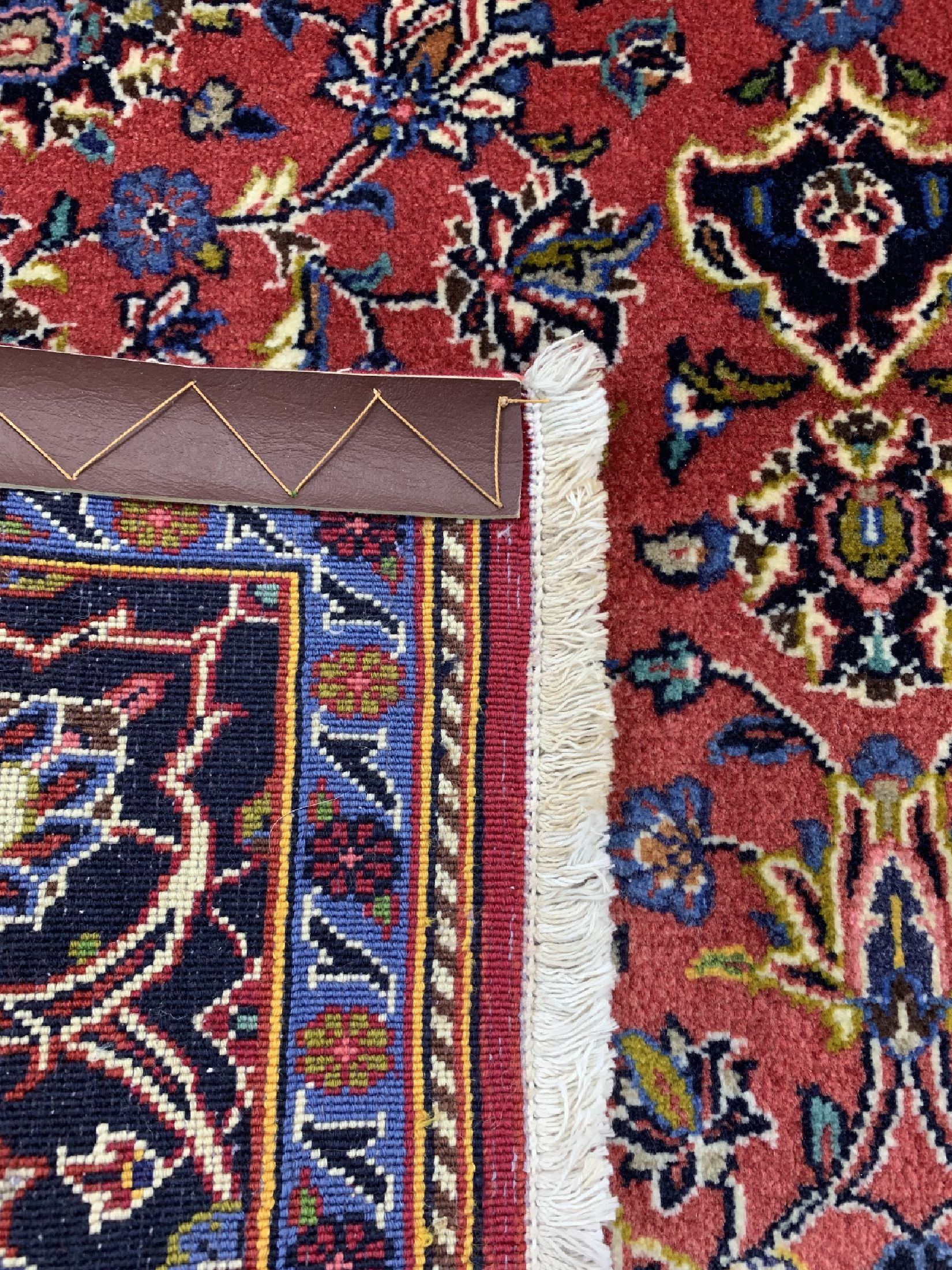 Detail e: Keschan Kork, Persien, signiert(Shadsar), ca. 40 Jahre, Korkwolle auf Baumwolle, ca. 178x 120 cm, EHZ: 2