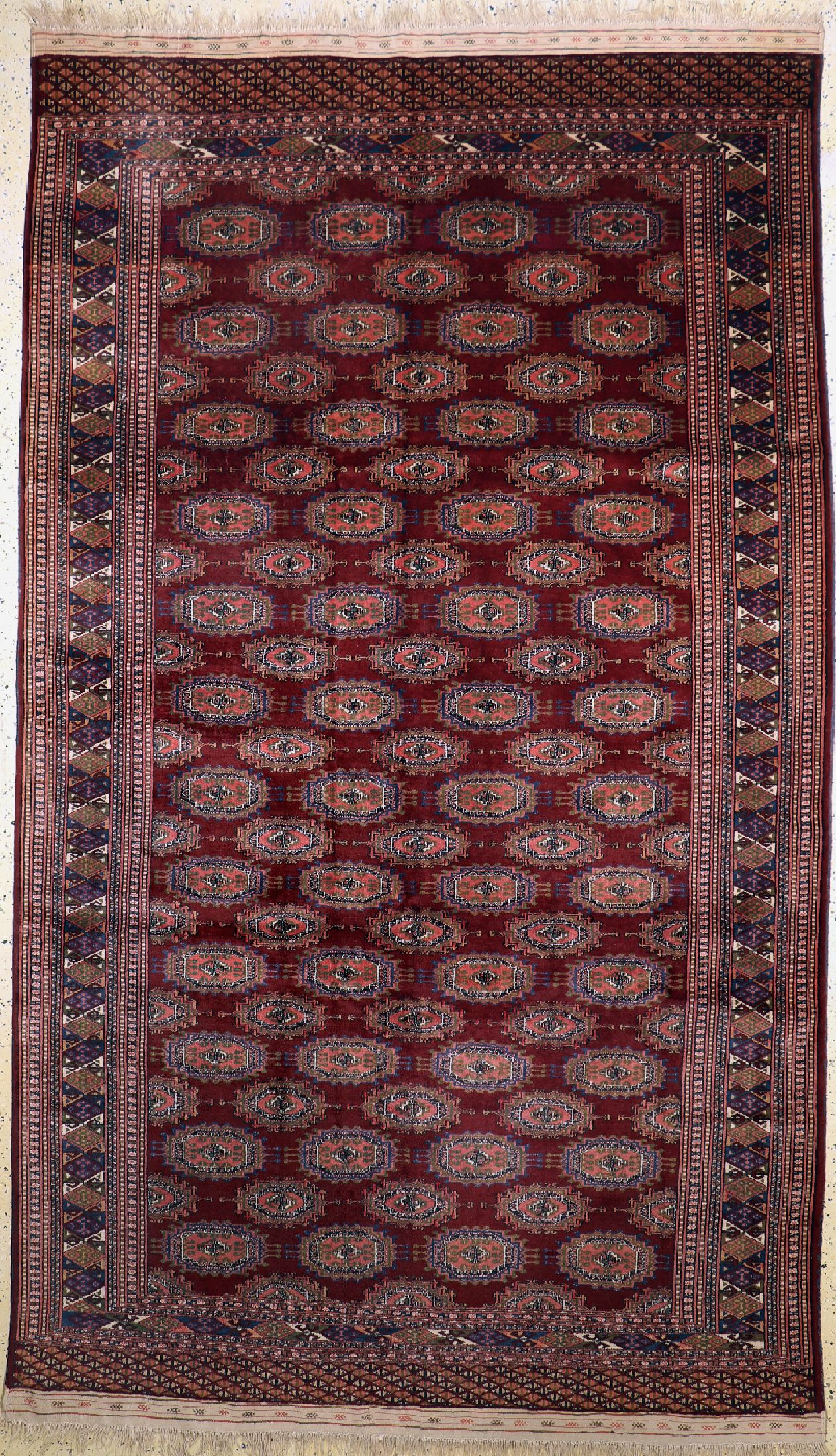 Yomud alt, Turkmenistan, um 1960, Wolle aufWolle, ca. 335 x 195 cm, EHZ: 2