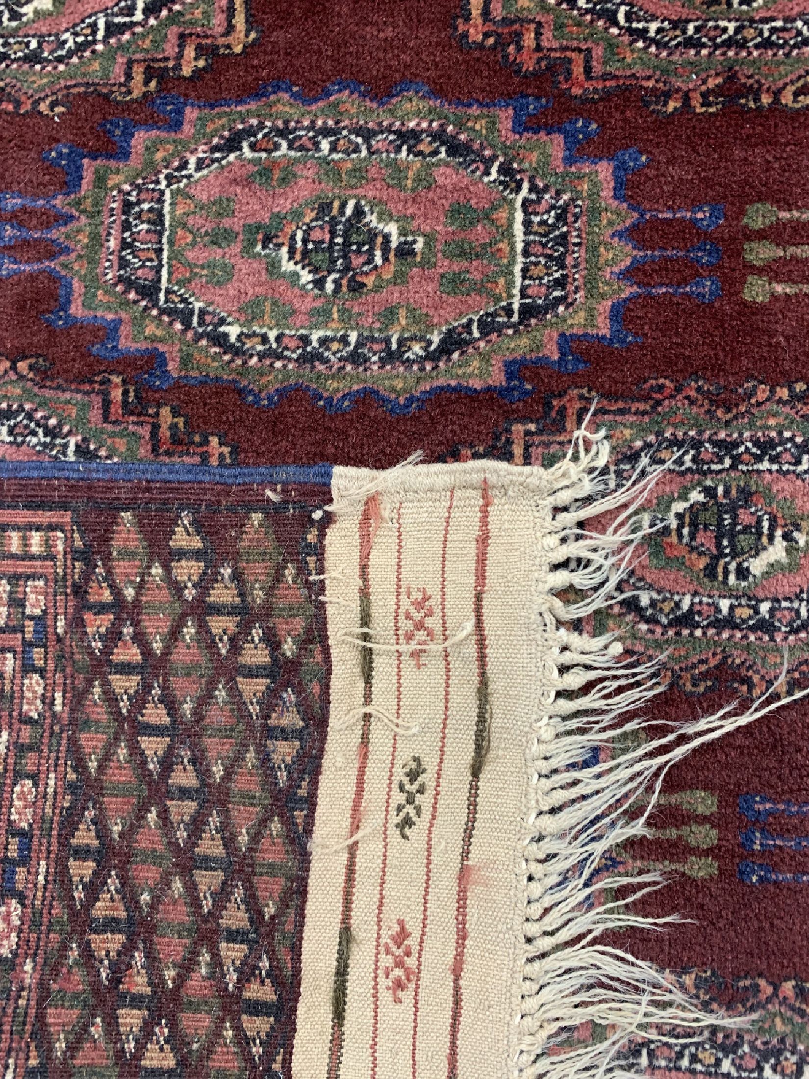 Detail d: Yomud alt, Turkmenistan, um 1960, Wolle aufWolle, ca. 335 x 195 cm, EHZ: 2