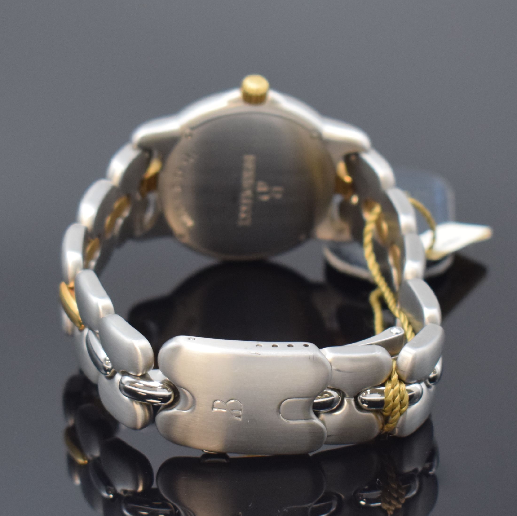 Detail b: BERTOLUCCI Herrenarmbanduhr Serie Pulchra Referenz 124 49 B,, Schweiz um 2000, Automatik, Edelstahl/Gold kombiniert inkl. Gliederband m. Faltschl., ...