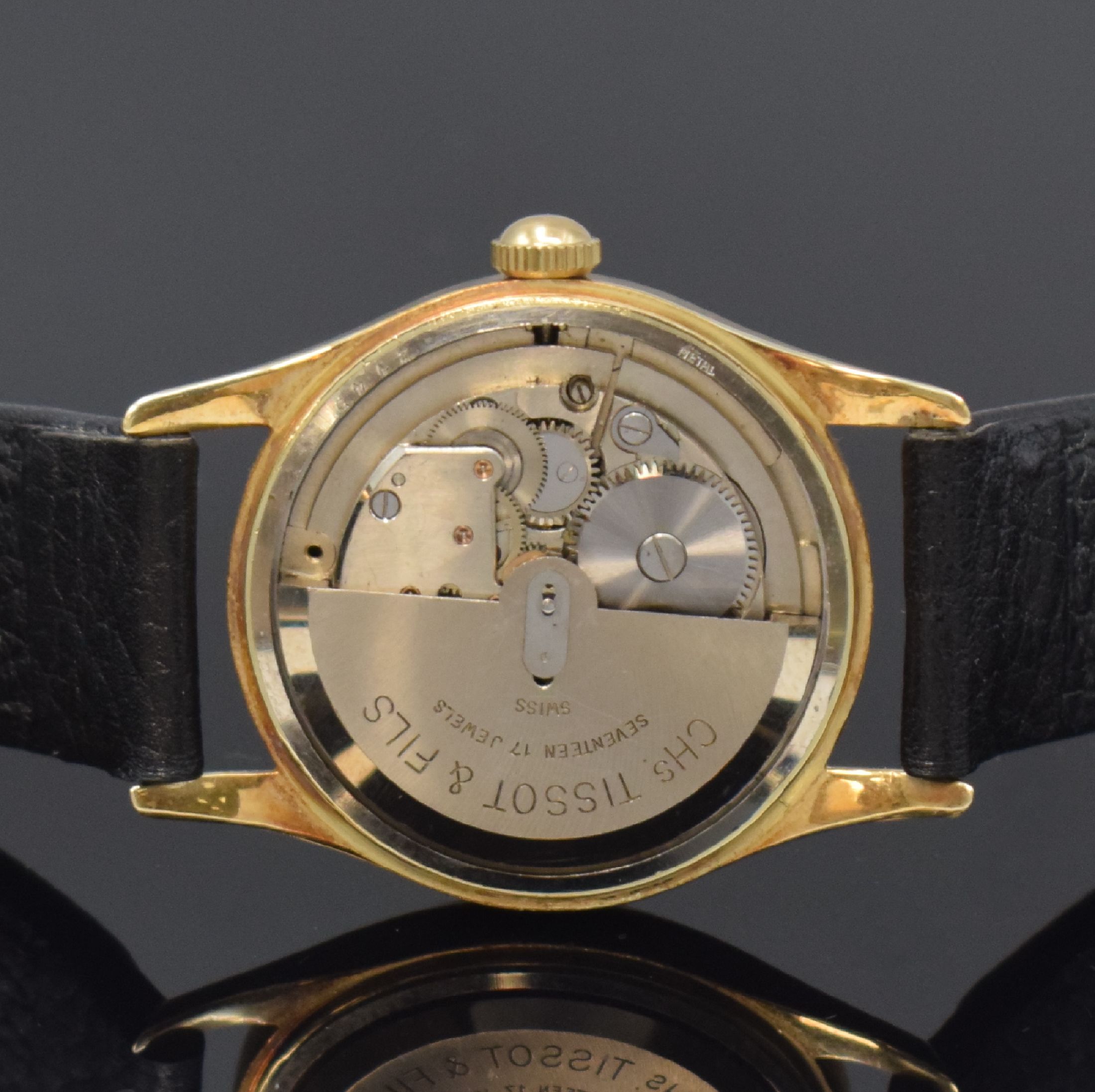 Detail e: TISSOT und PROVITA 2 Armbanduhren in GG 585/000, Schweiz um 1960/1970, Automatik/Handaufzug, beide in GG 585/000, Böden aufgedr., 1) Tissot, ...