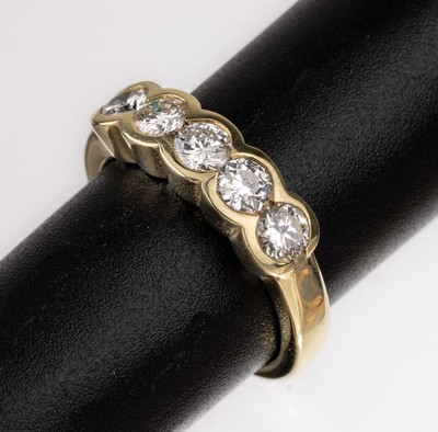 Image 26721904 - 14 kt Gold Diamant-Ring