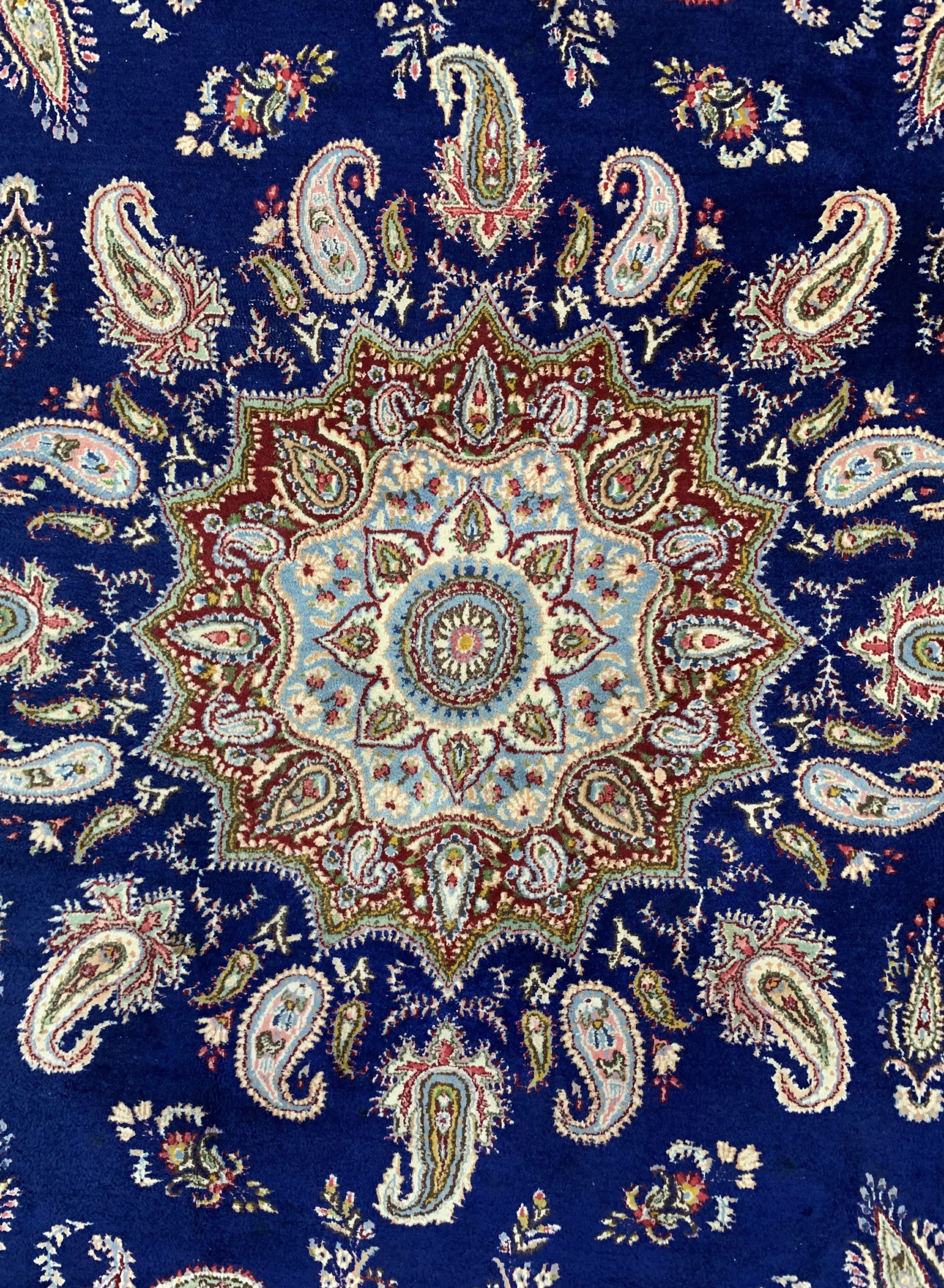 Detail c: Kerman alt, Persien, ca. 50 Jahre, Wolle auf Baumwolle, ca. 355 x 245 cm, EHZ: 2-3