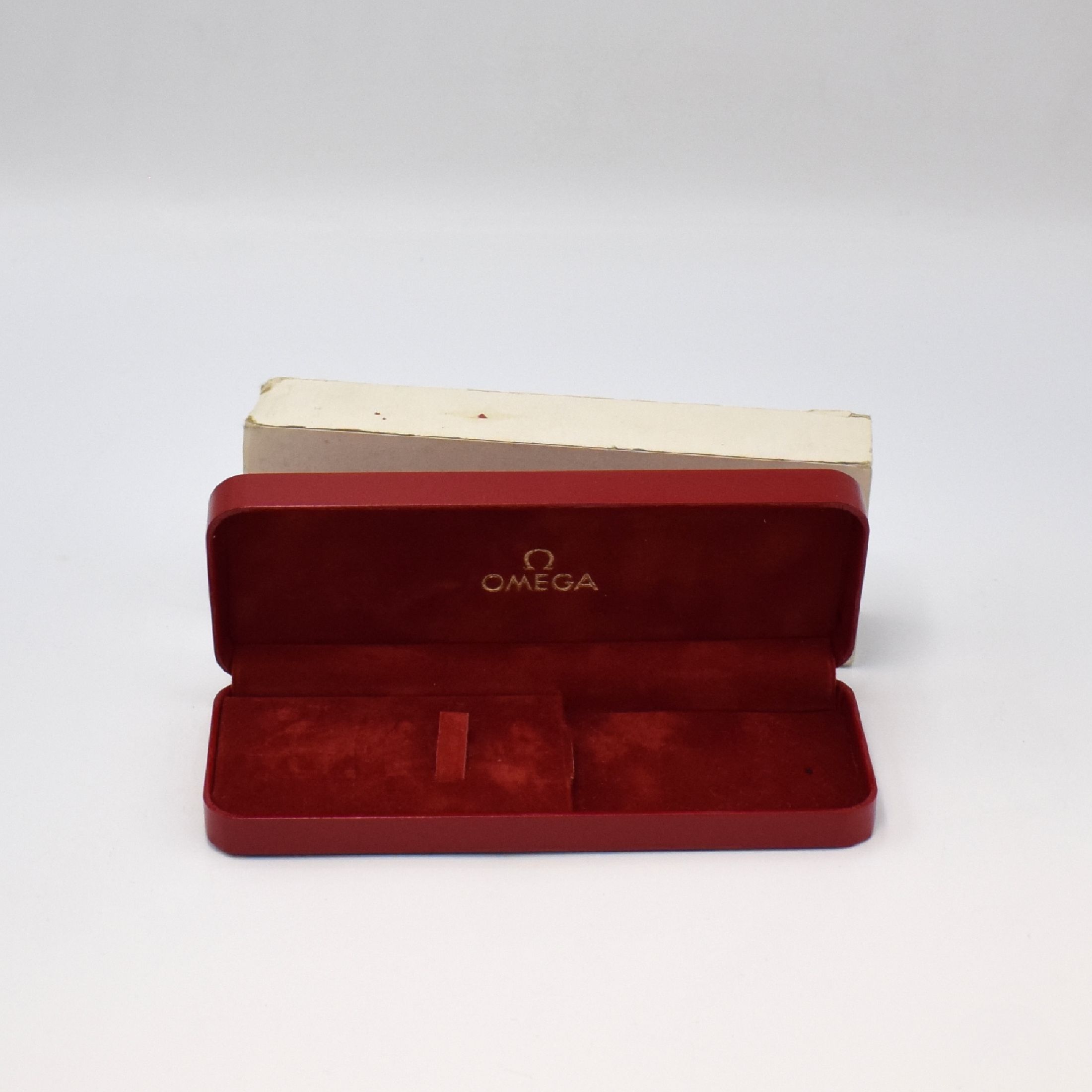 Detail d: Set bestehend aus ZENITH Etui mit Bedienungsanleitung/unausgef. Garantiekarte und OMEGA Box, jeweils mit Überkarton, voll nutzbar, aus ...