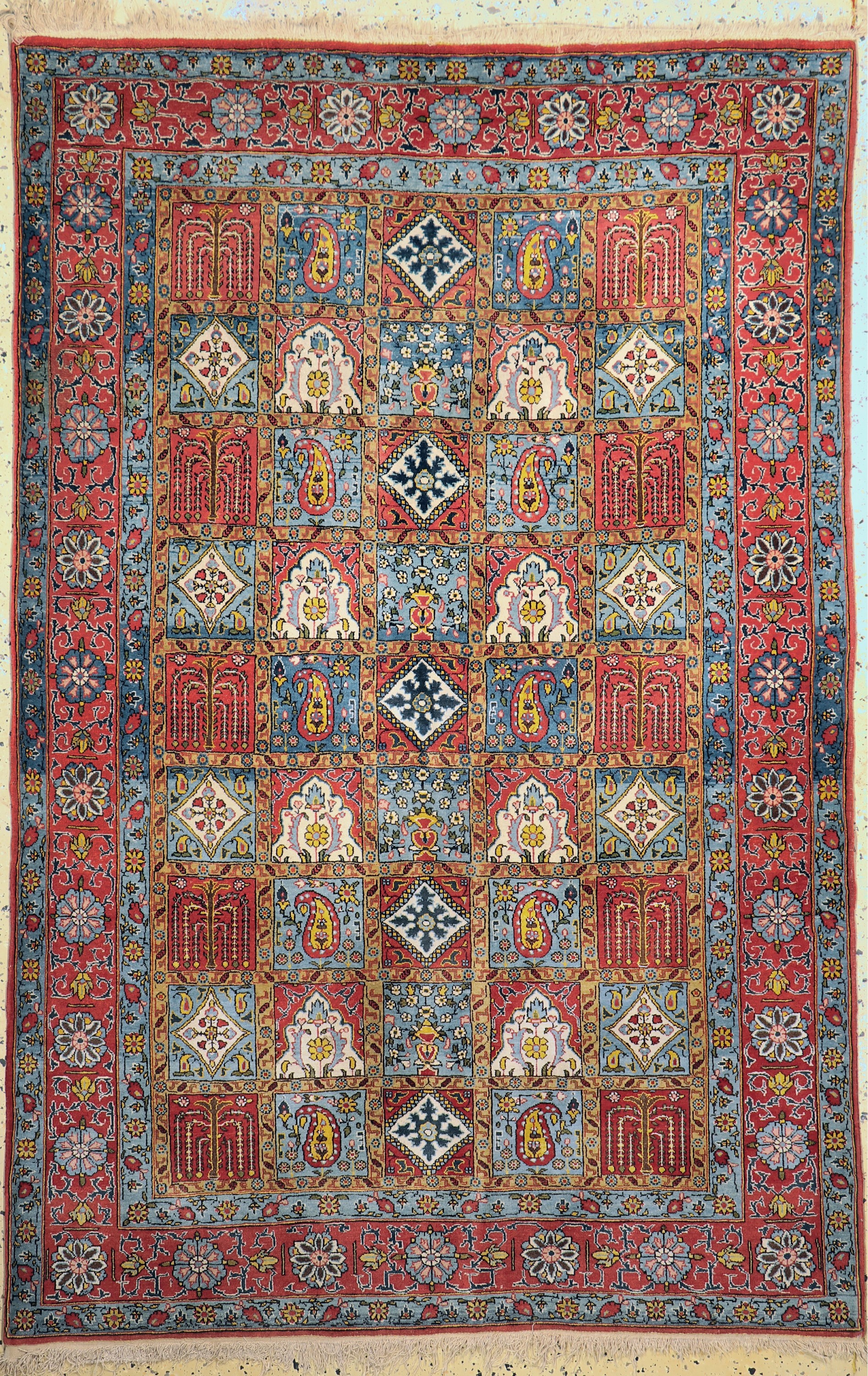 Ghom Kork, Persien, ca. 60 Jahre, Korkwolle, ca. 211 x 139 cm, EHZ: 2