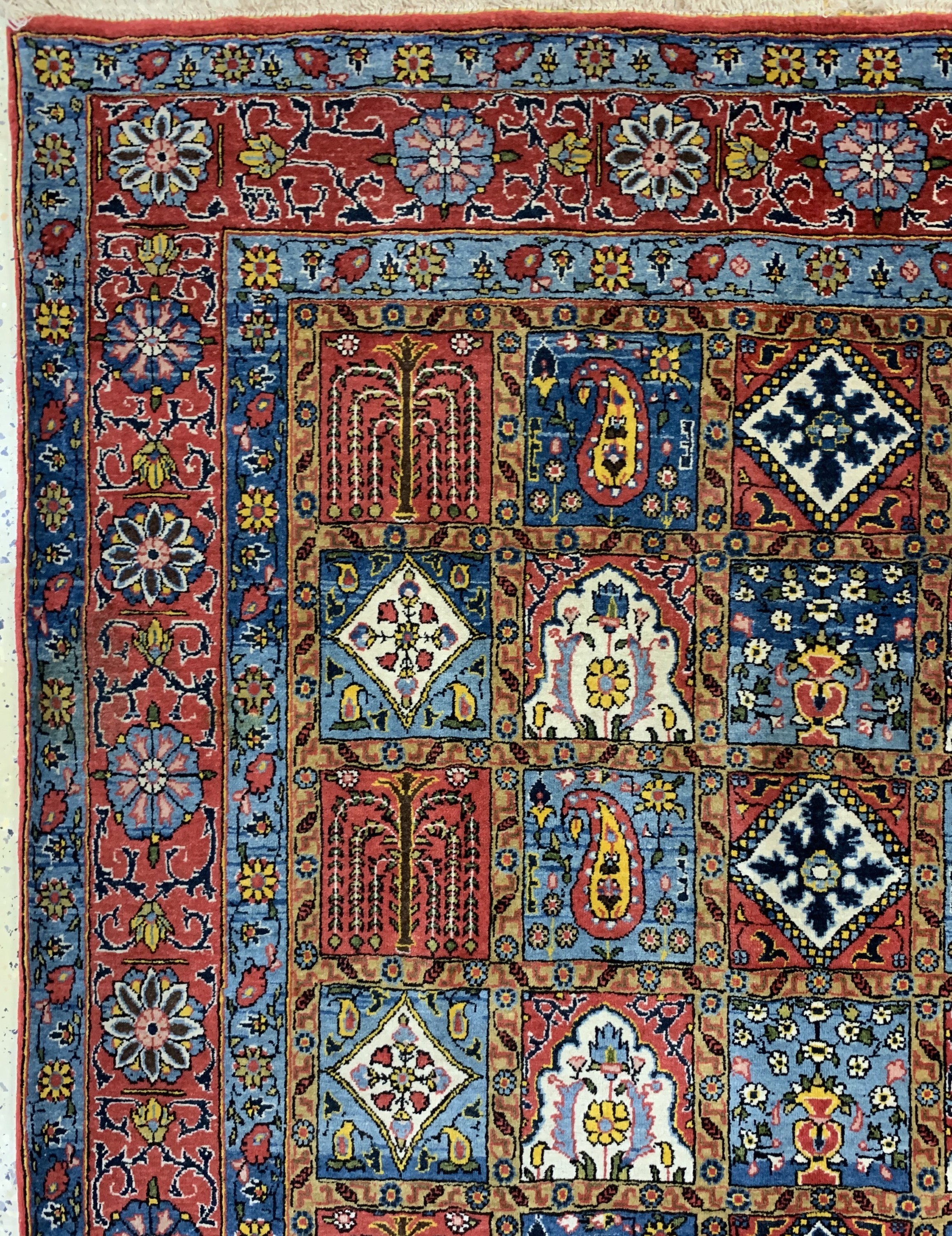 Detail b: Ghom Kork, Persien, ca. 60 Jahre, Korkwolle, ca. 211 x 139 cm, EHZ: 2