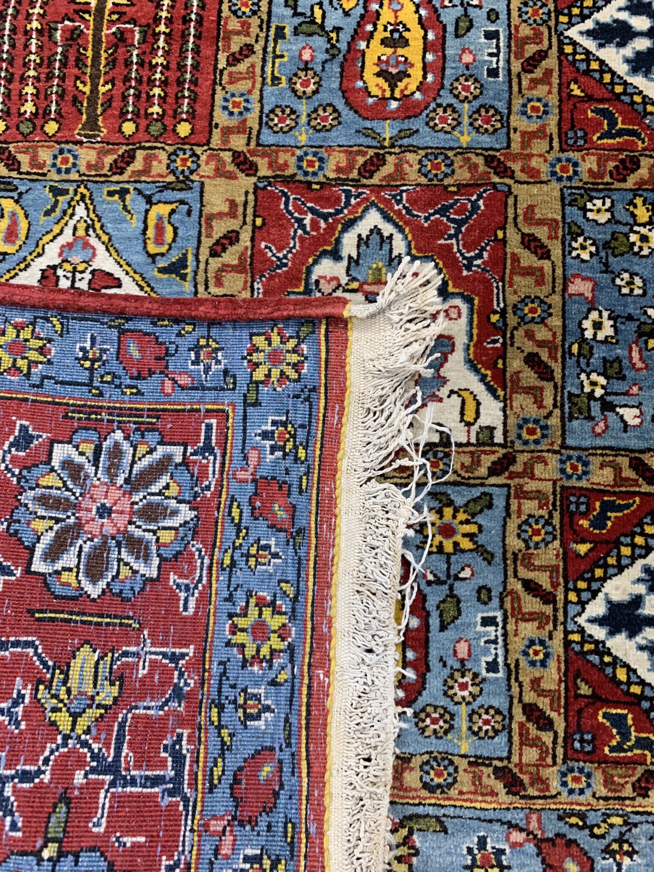 Detail d: Ghom Kork, Persien, ca. 60 Jahre, Korkwolle, ca. 211 x 139 cm, EHZ: 2