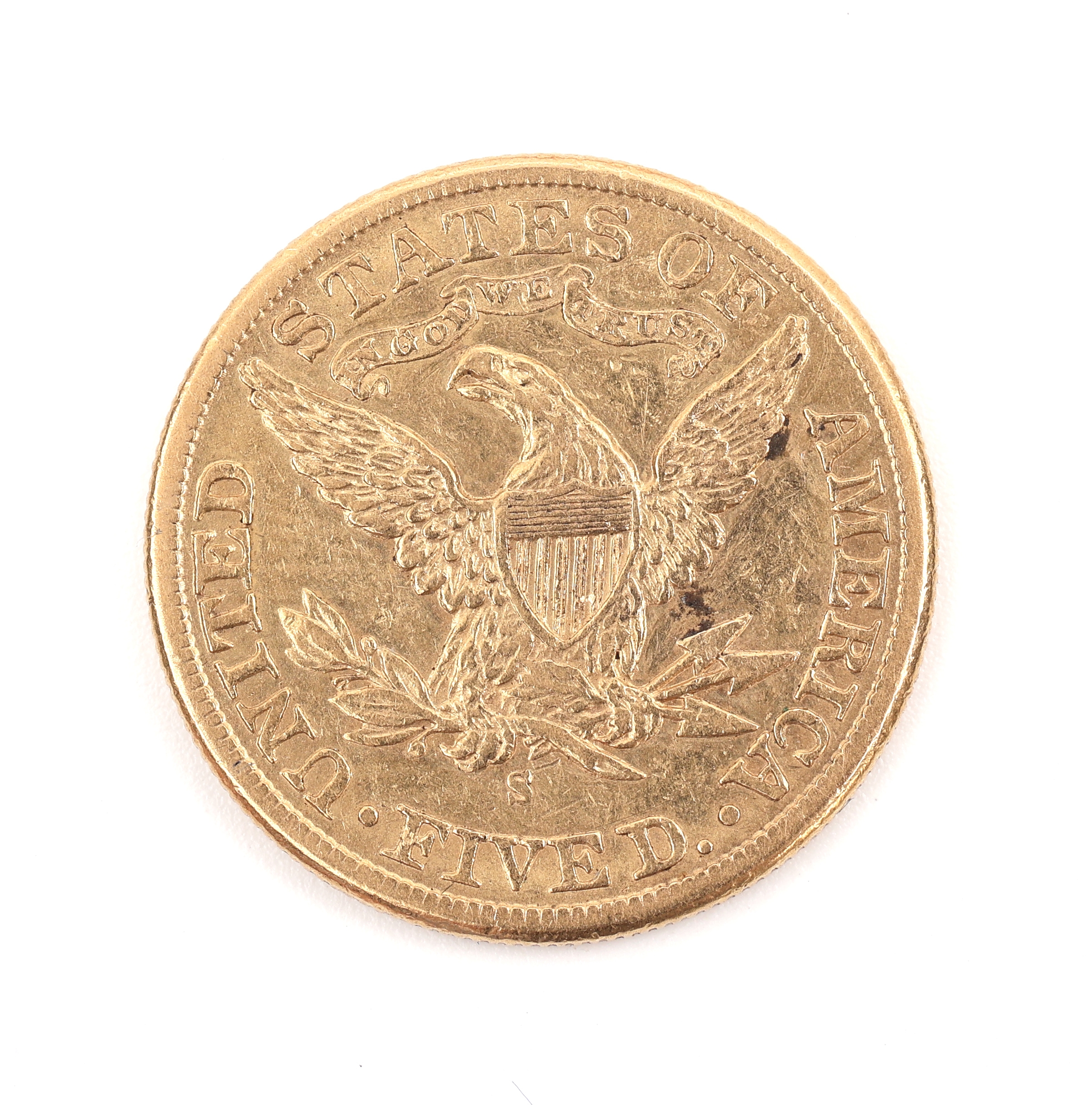 Detail a: Goldmünze 5 Dollar, USA 1887, Lady Liberty