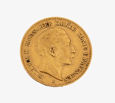 Image Goldmünze 10 Mark, Deutsches Reich 1898, Wilhelm II Deutscher Kaiser König ...