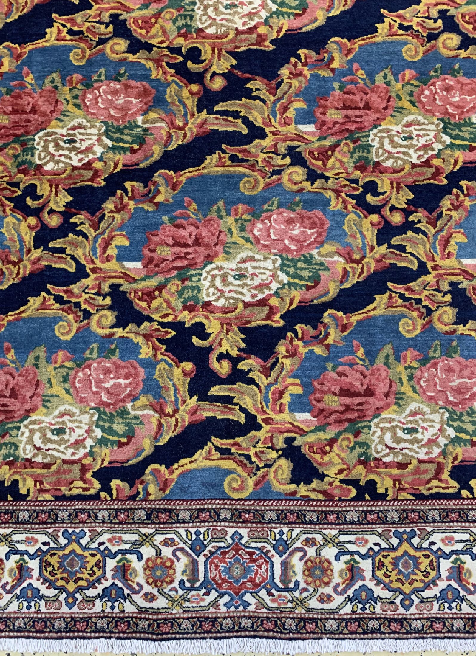 Detail b: Täbriz"Petag"alt, Persien, um 1930/1940, Wolle auf Baumwolle, ca. 442 x 272 cm, gereinigt, EHZ: 2